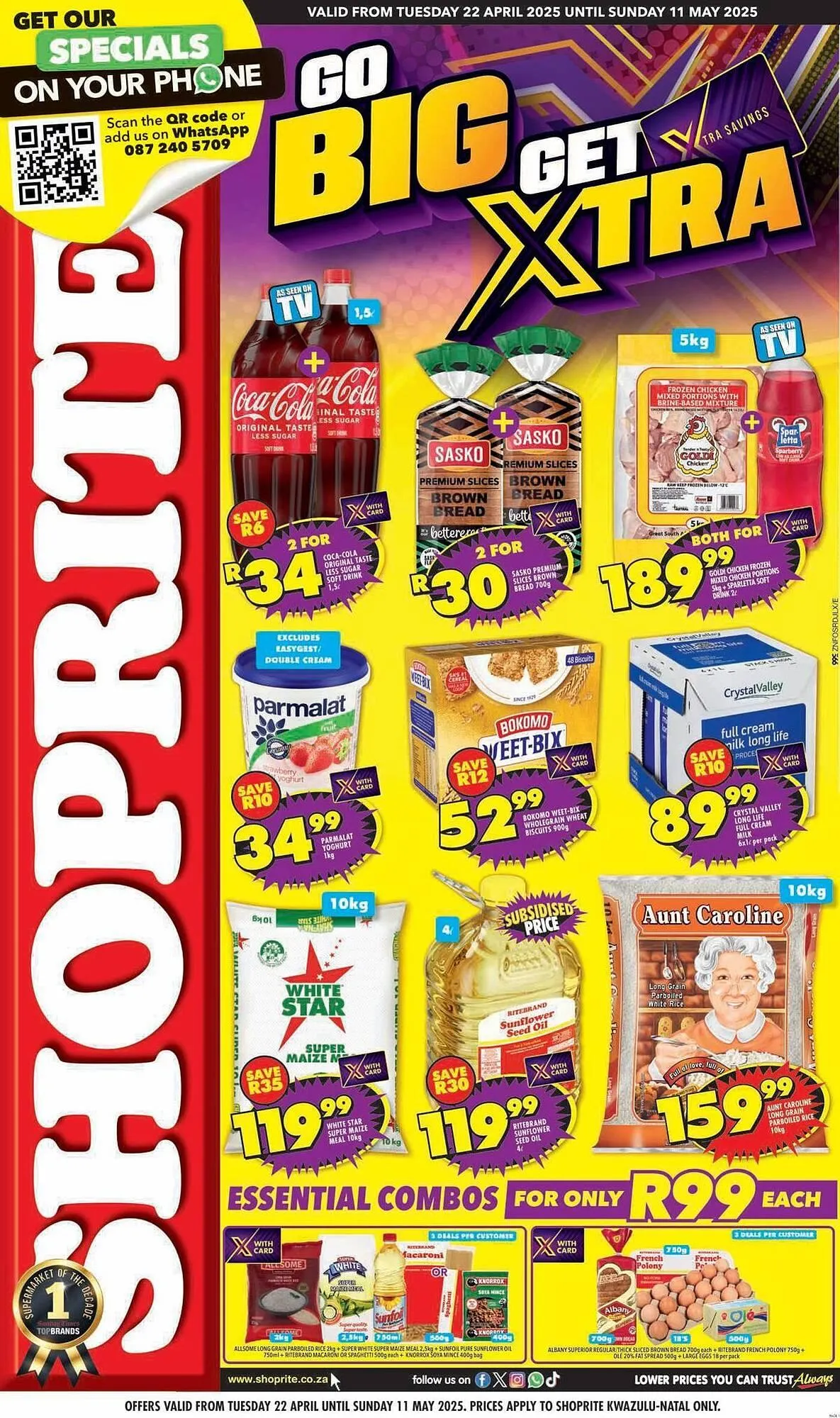 Shoprite catalogue from 22 April to 11 May 2025 - Catalogue Page 1