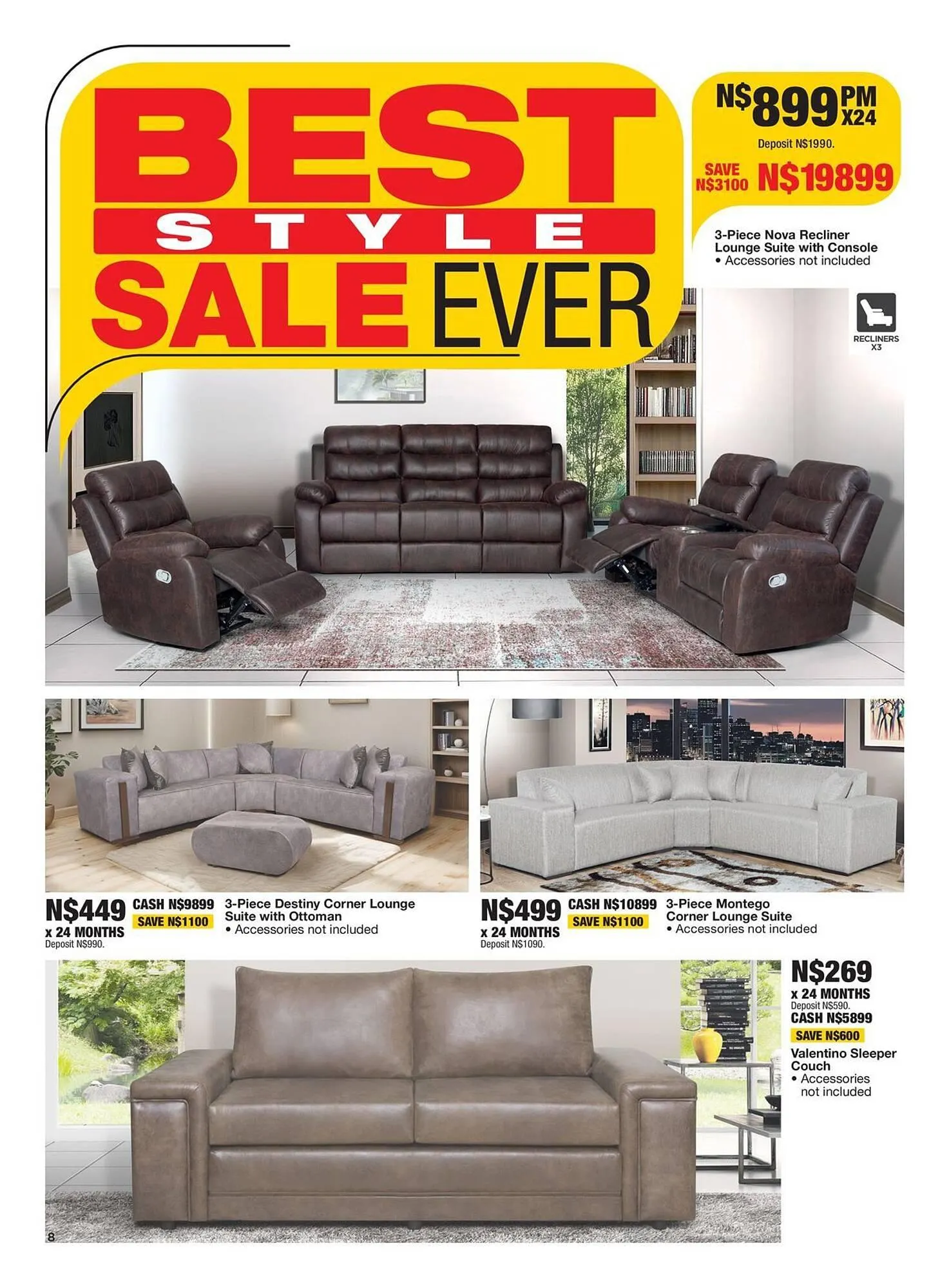 OK Furniture catalogue from 17 September to 5 October 2025 - Catalogue Page 8