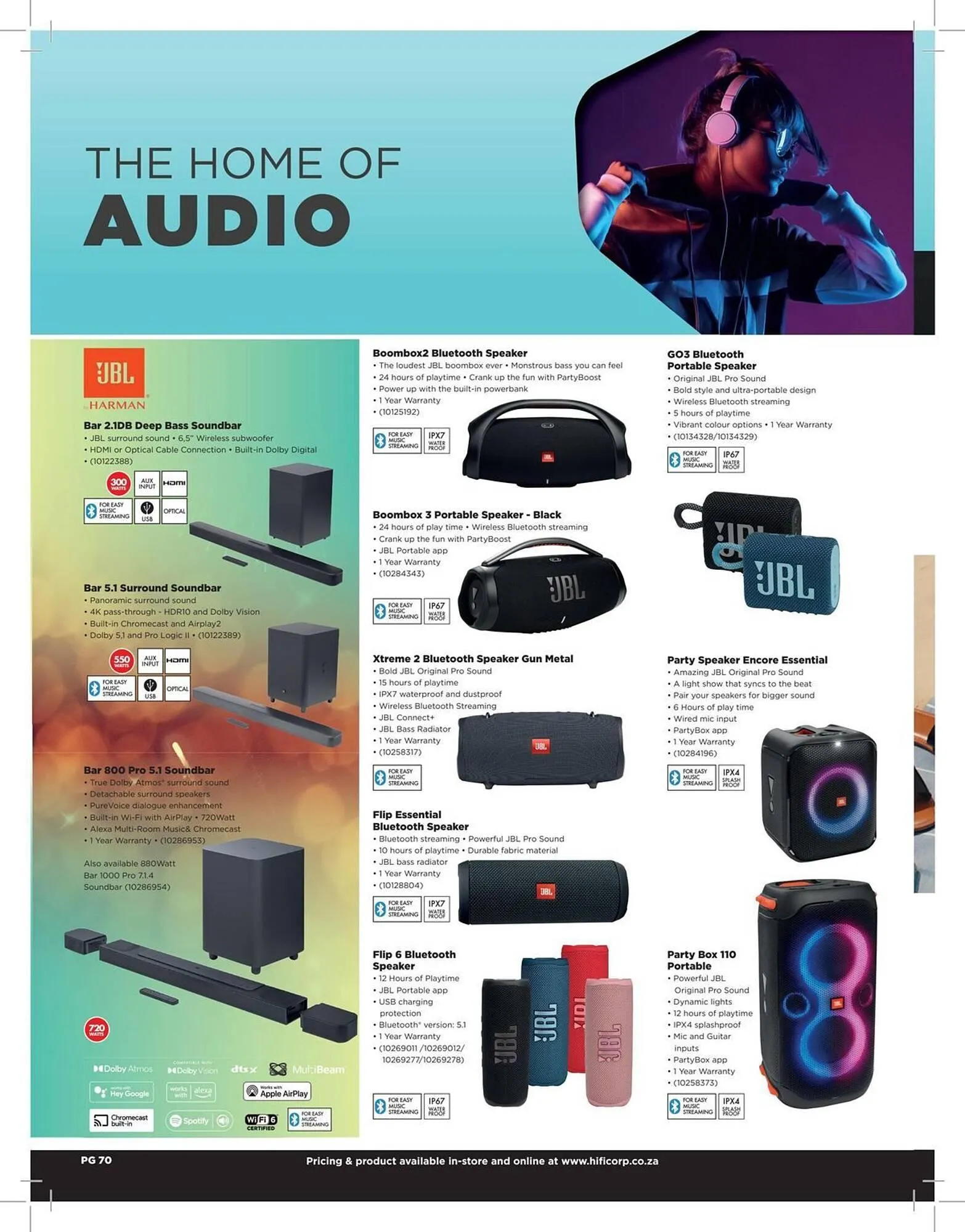 HiFi Corp catalogue from 24 September to 31 October 2025 - Catalogue Page 70