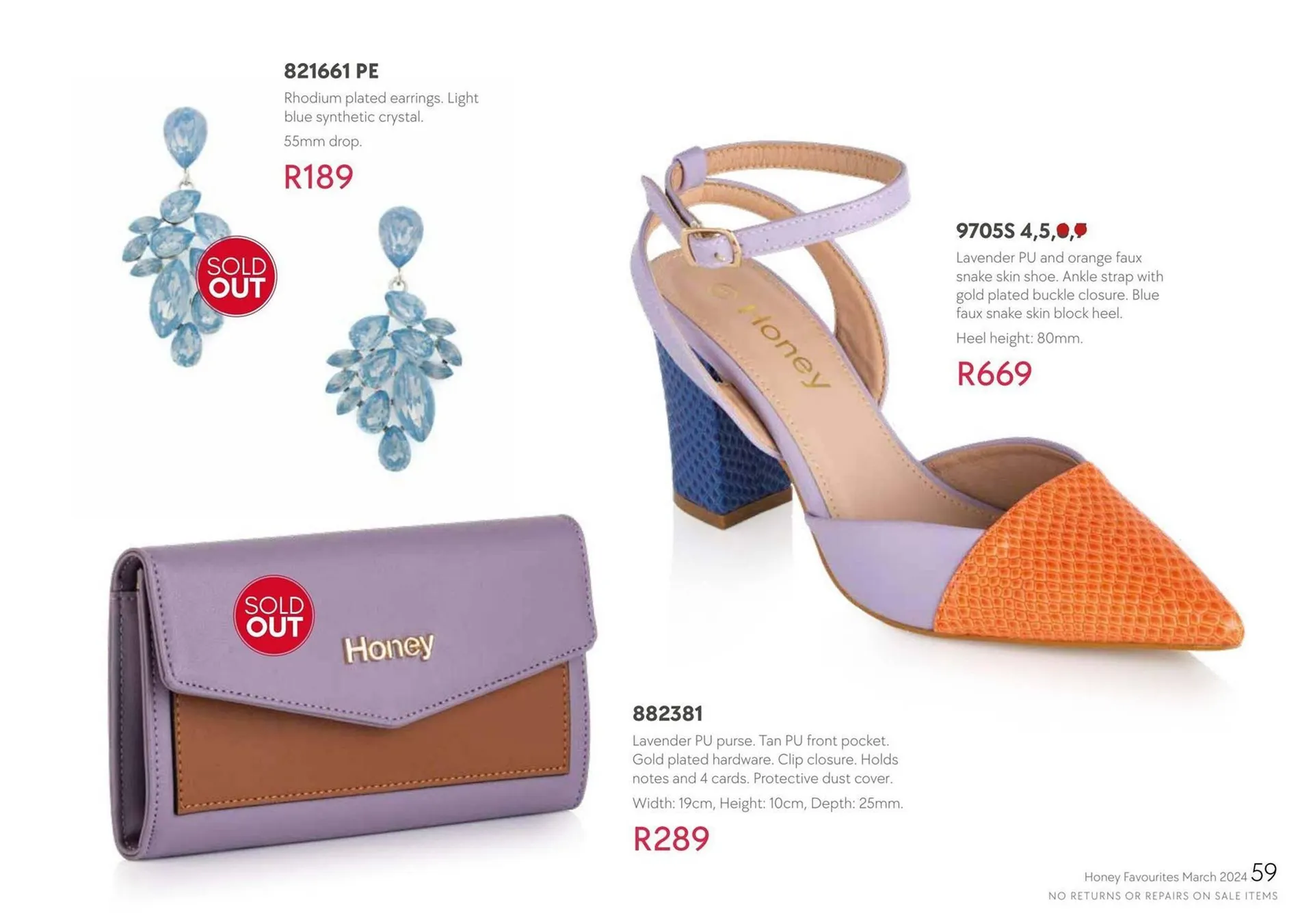 Honey Fashion Accessories catalogue from 29 March to 30 April 2024 - Catalogue Page 57