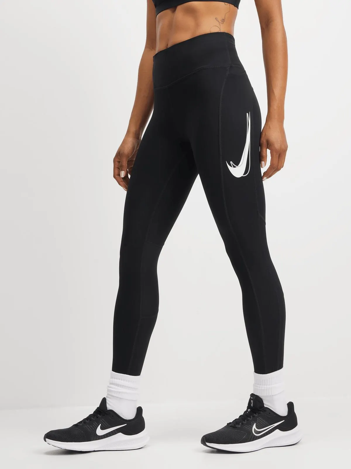 Nike Womens Fast Dri-Fit 7/8 Black Leggings