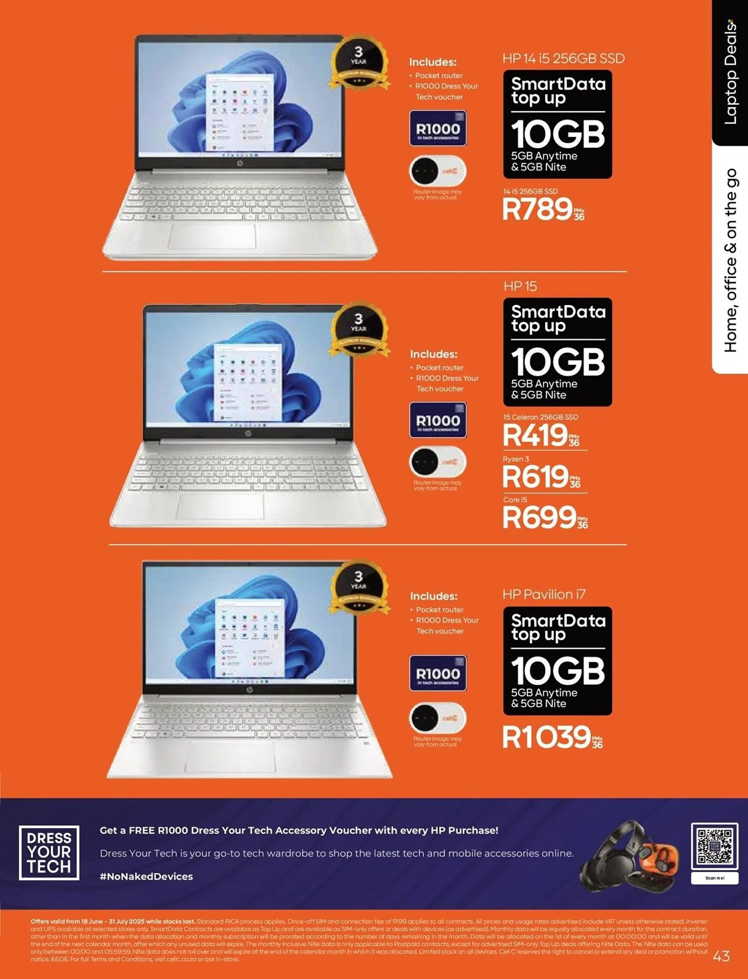 Cell C catalogue from 18 June to 31 July 2025 - Catalogue Page 43