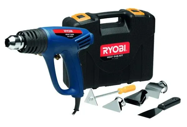 Ryobi Heat Gun 2000W And Heat Settings Kit 6Pce HG-2000K