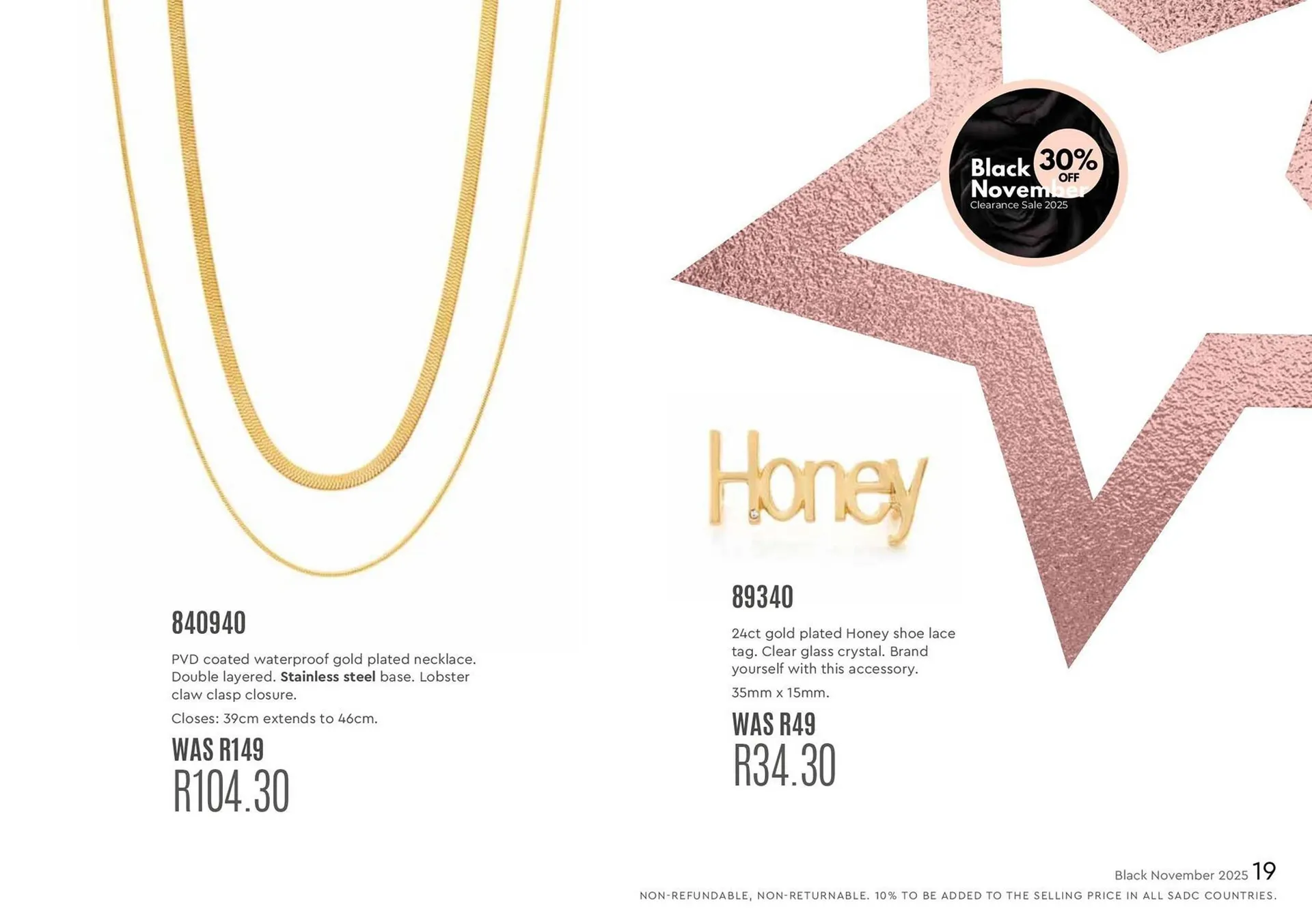 Honey Fashion Accessories catalogue from 4 November to 10 November 2025 - Catalogue Page 21