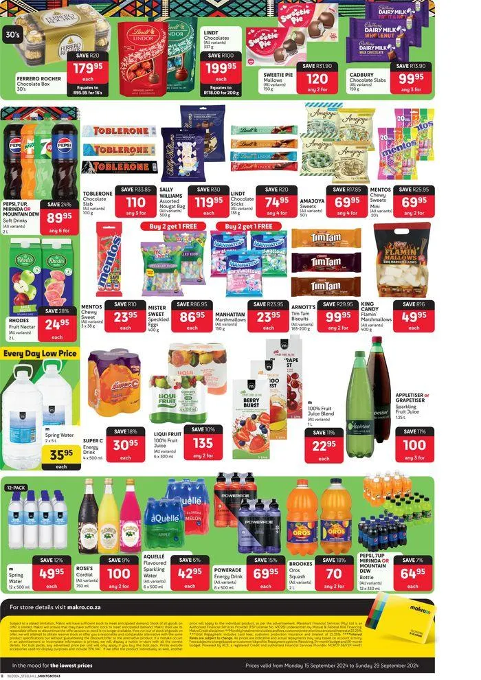 Makro : Food from 16 September to 29 September 2024 - Catalogue Page 8