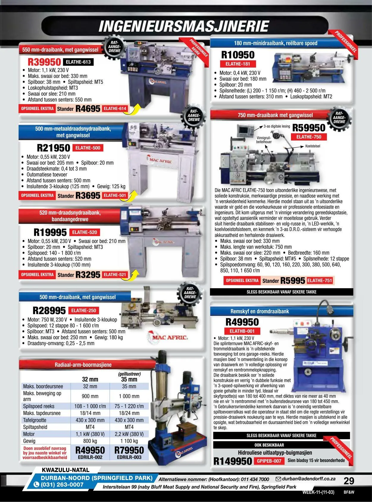 Adendorff Machinery Mart Current catalogue from 2 May to 16 May 2024 - Catalogue Page 31