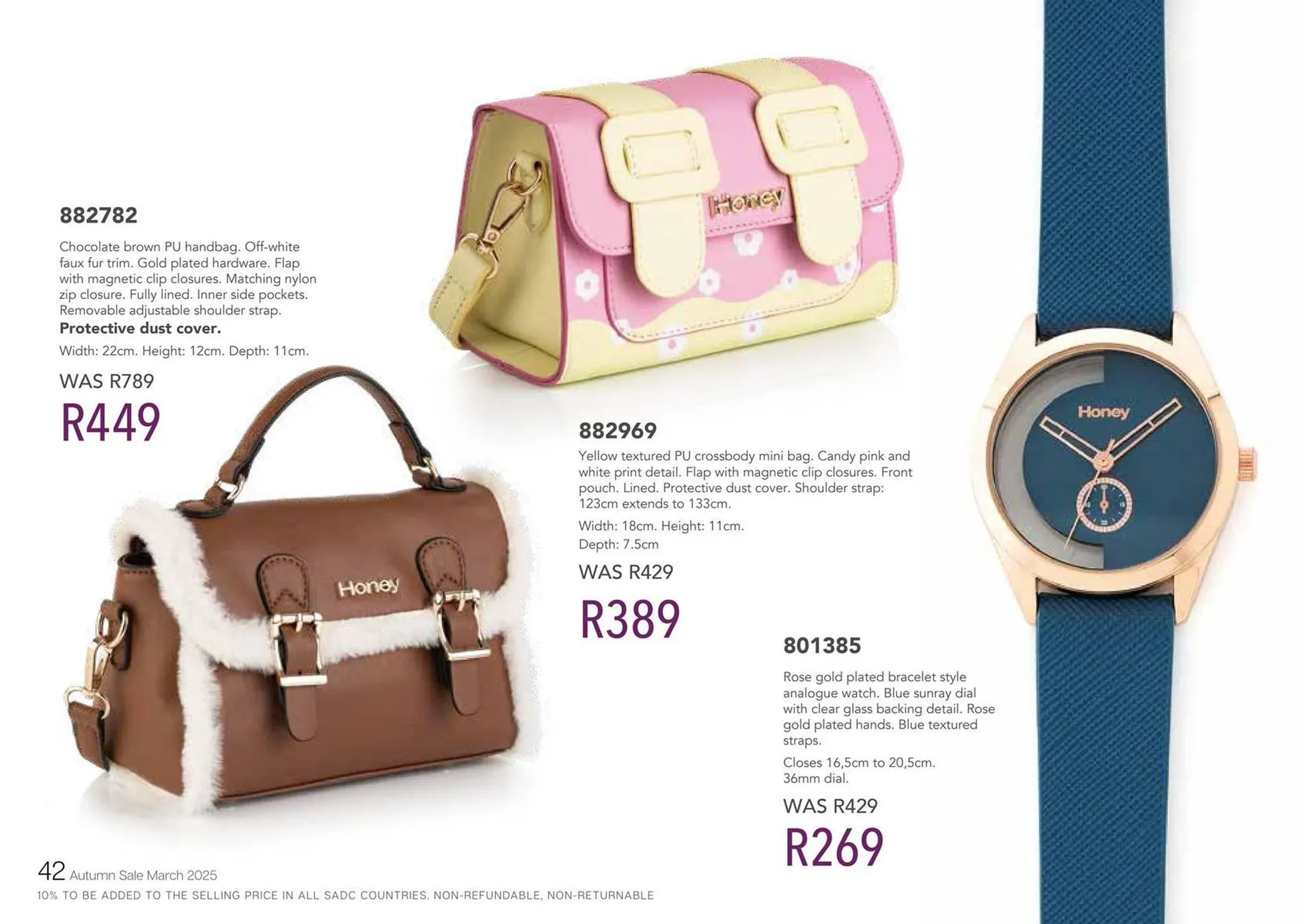 Honey Fashion Accessories catalogue from 6 June to 12 June 2025 - Catalogue Page 44