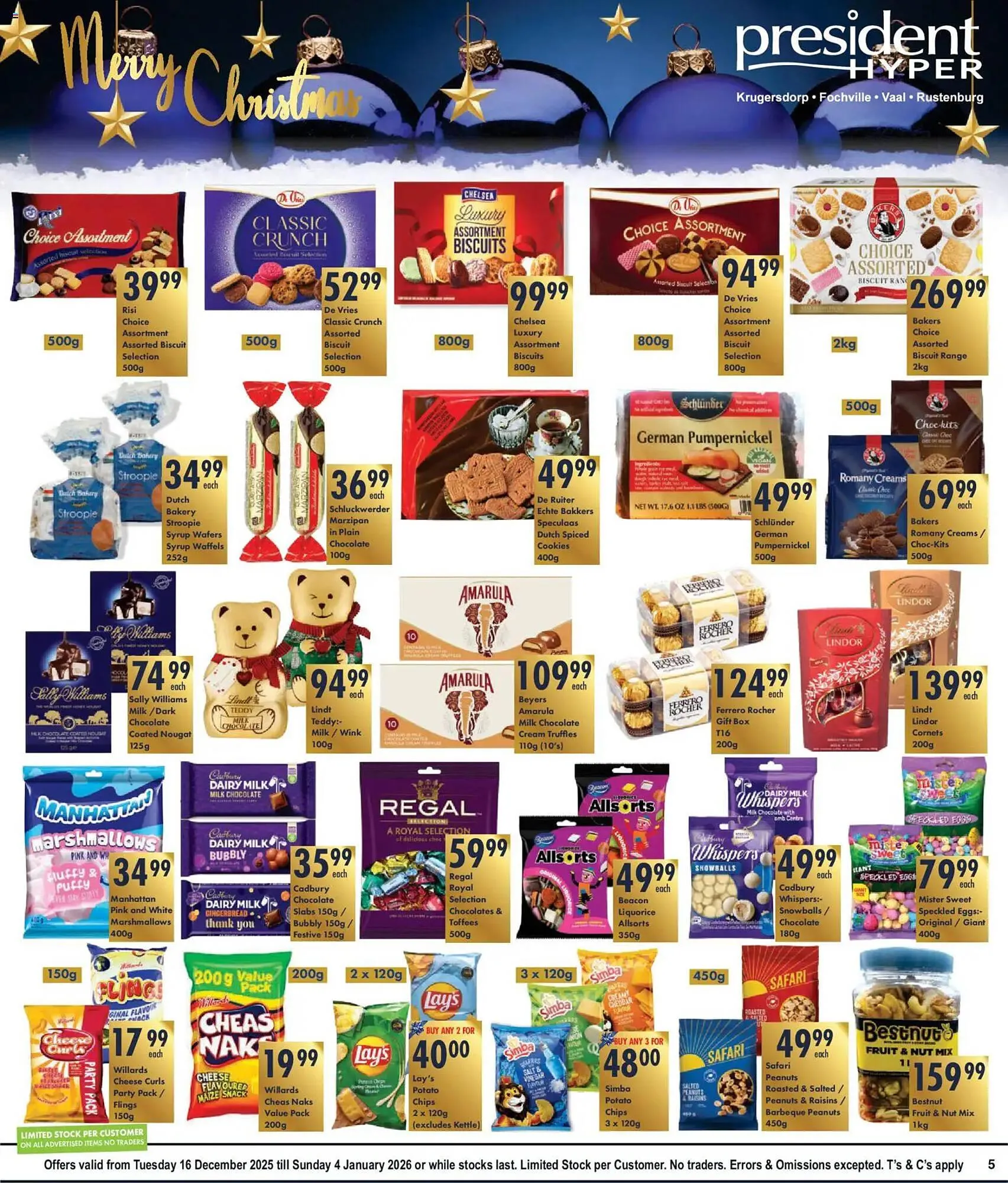 President Hyper catalogue from 16 December to 4 January 2026 - Catalogue Page 5