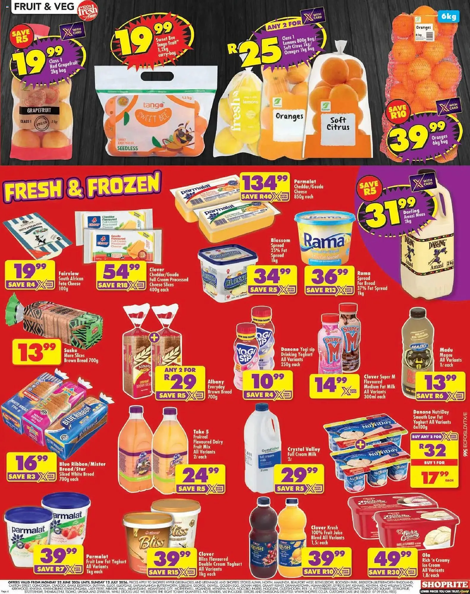 Shoprite catalogue from 22 June to 12 July 2026 - Catalogue Page 4
