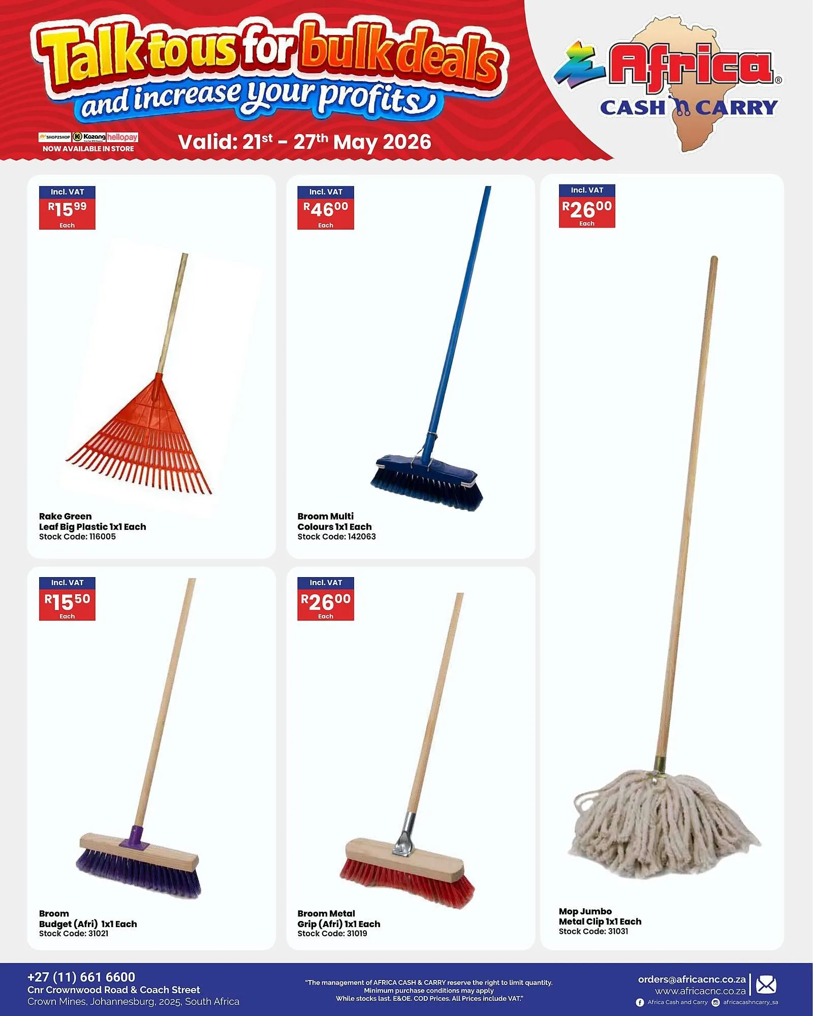 Africa Cash and Carry catalogue from 21 May to 27 May 2026 - Catalogue Page 47