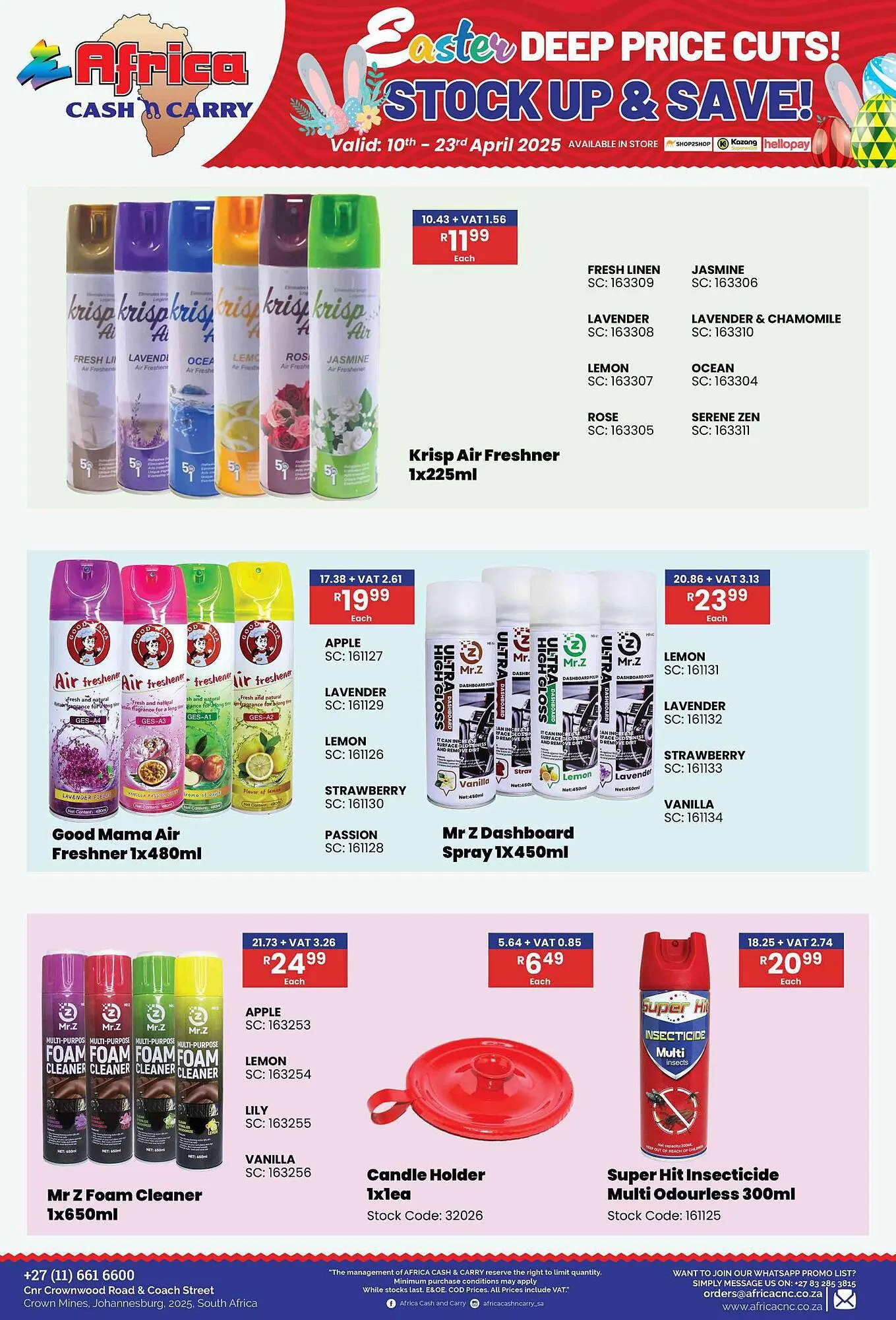 Africa Cash and Carry catalogue from 10 April to 23 April 2025 - Catalogue Page 57