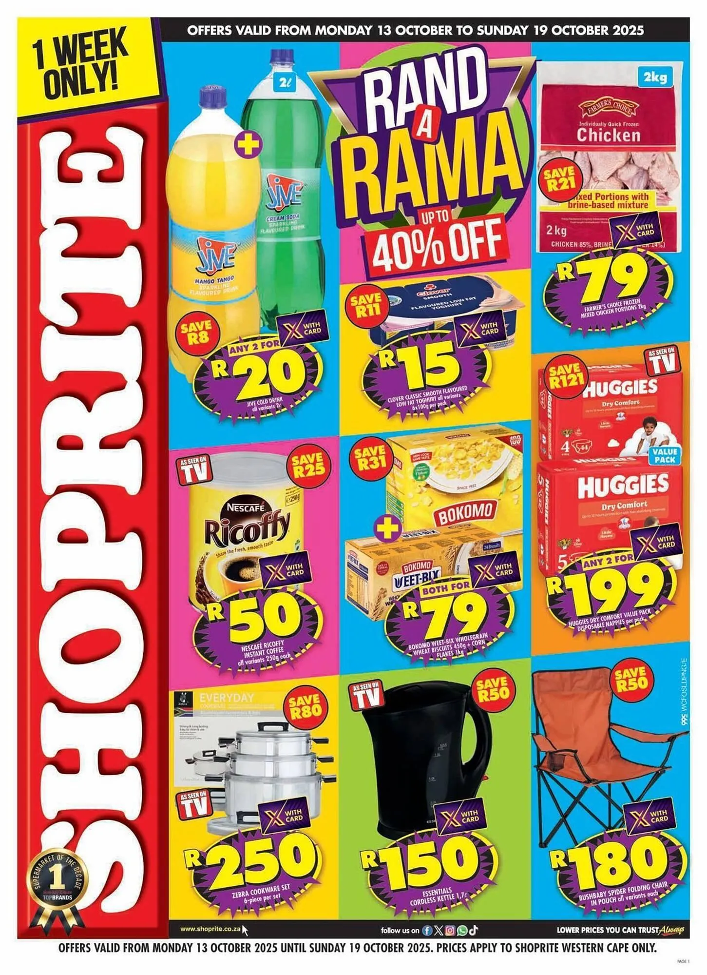 Shoprite catalogue from 13 November to 19 November 2025 - Catalogue Page 1