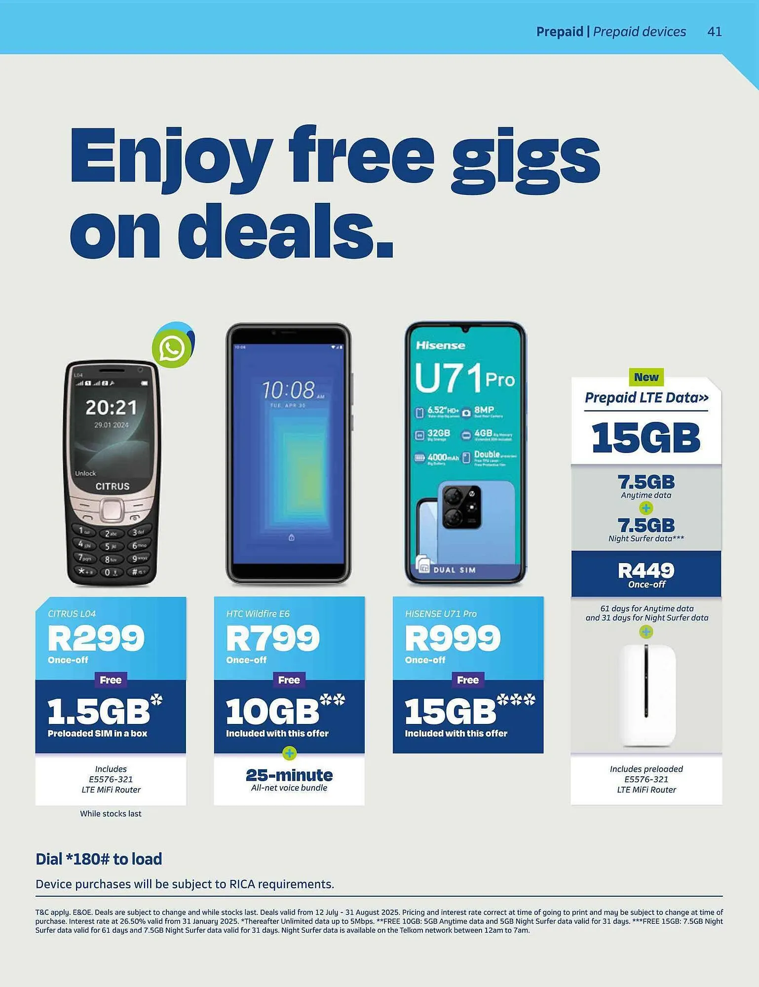 Telkom catalogue from 12 July to 31 August 2025 - Catalogue Page 37