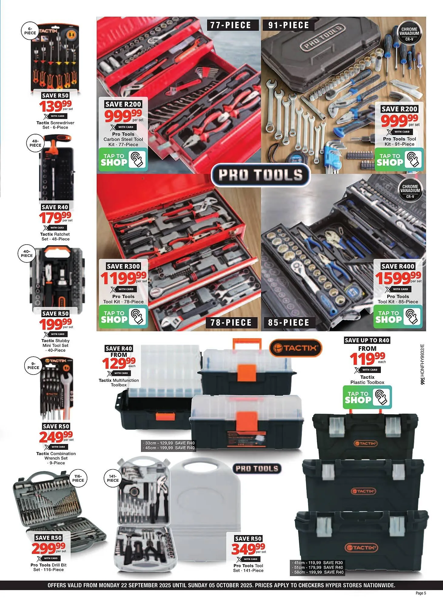 Checkers catalogue from 25 September to 5 October 2025 - Catalogue Page 5