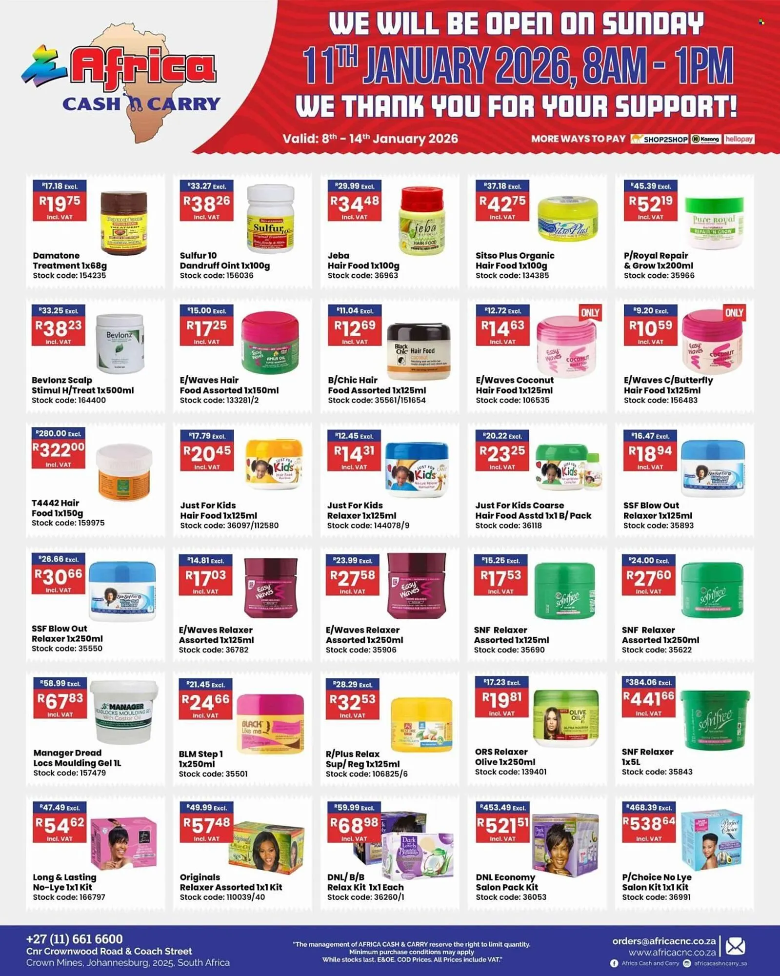 Africa Cash and Carry catalogue from 8 January to 11 January 2026 - Catalogue Page 3