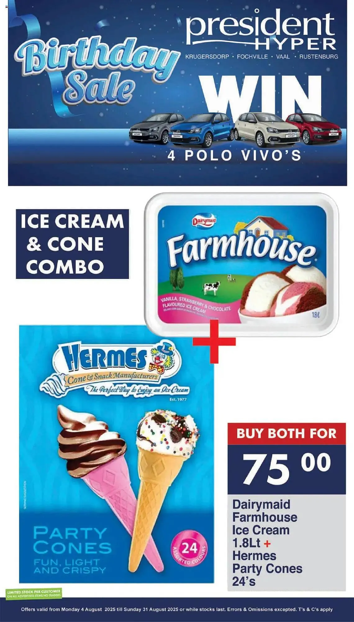 President Hyper catalogue from 4 August to 31 August 2025 - Catalogue Page 4