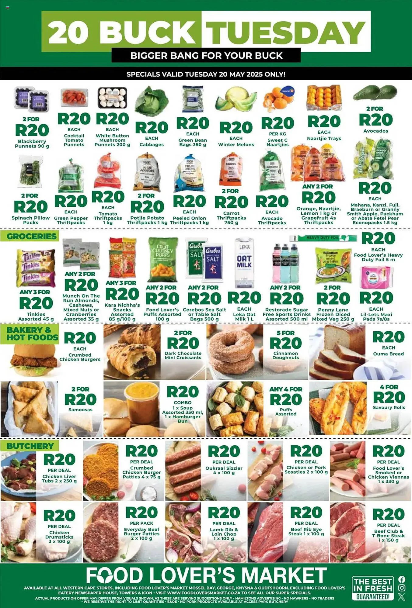 Food Lover's Market catalogue from 20 May to 20 May 2025 - Catalogue Page 1