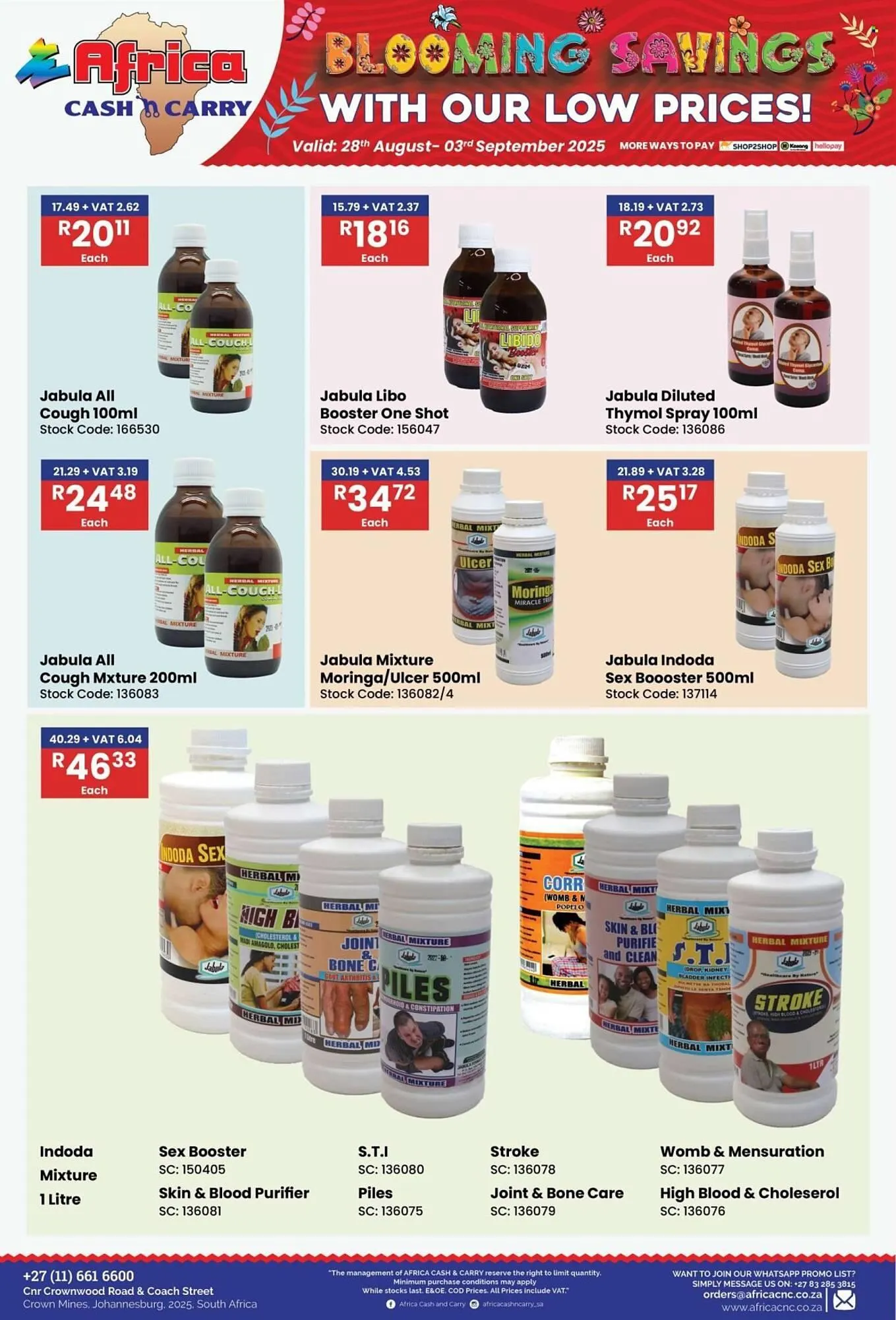 Africa Cash and Carry catalogue from 28 August to 3 September 2025 - Catalogue Page 29