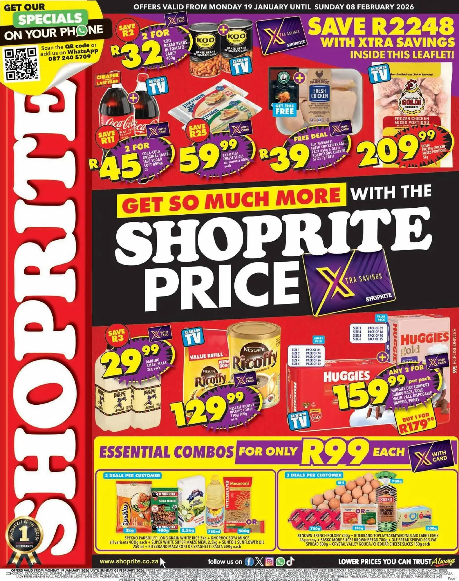 Shoprite catalogue from 18 January to 8 February 2026 - Catalogue Page 1