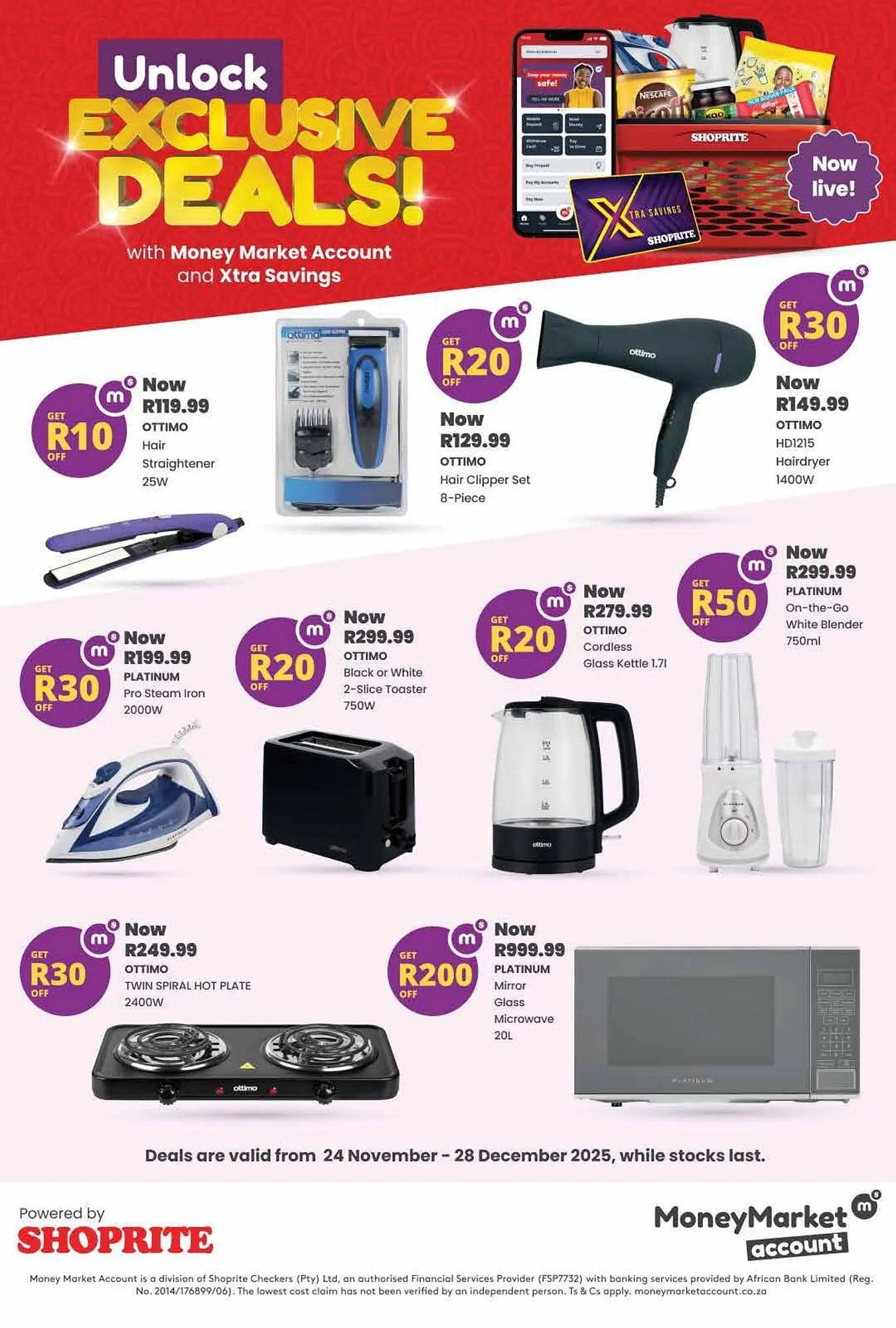 Shoprite catalogue from 24 November to 28 December 2025 - Catalogue Page 1