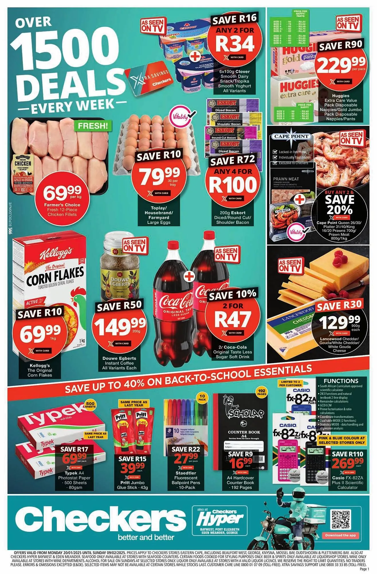 Checkers catalogue from 20 January to 9 February 2025 - Catalogue Page 1