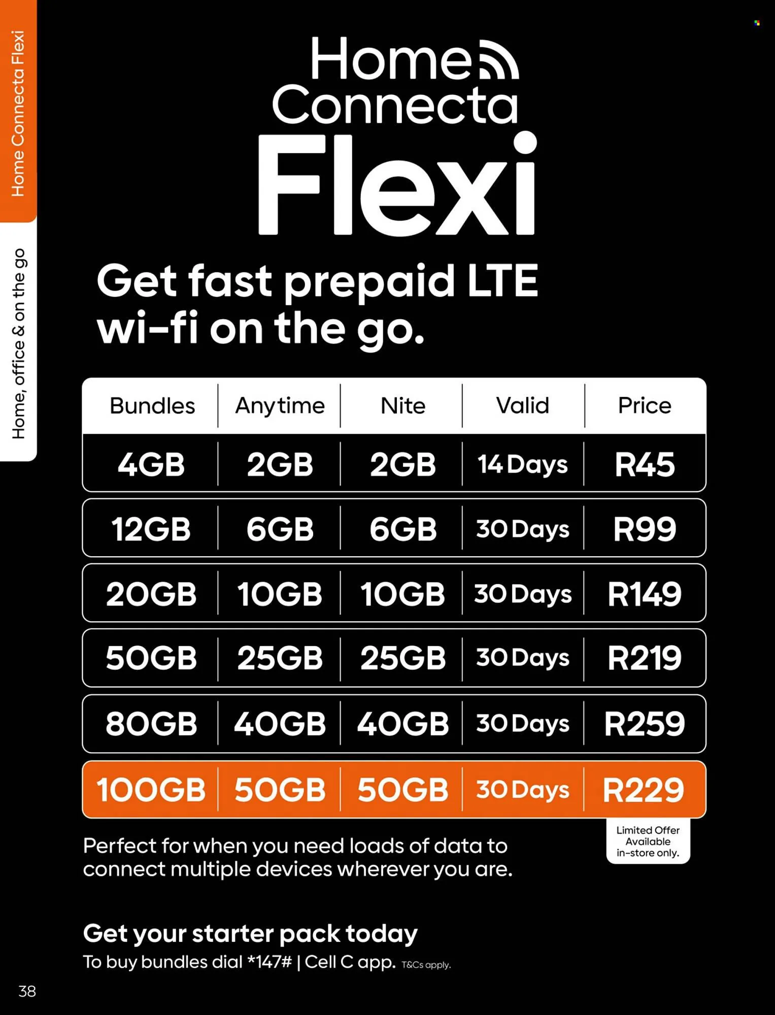 Cell C catalogue from 18 June to 31 July 2025 - Catalogue Page 38