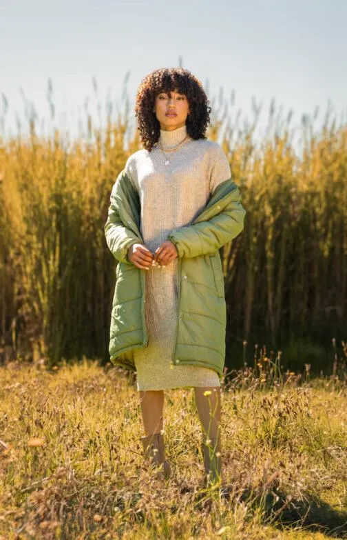 Ladies Longer Length Puffer