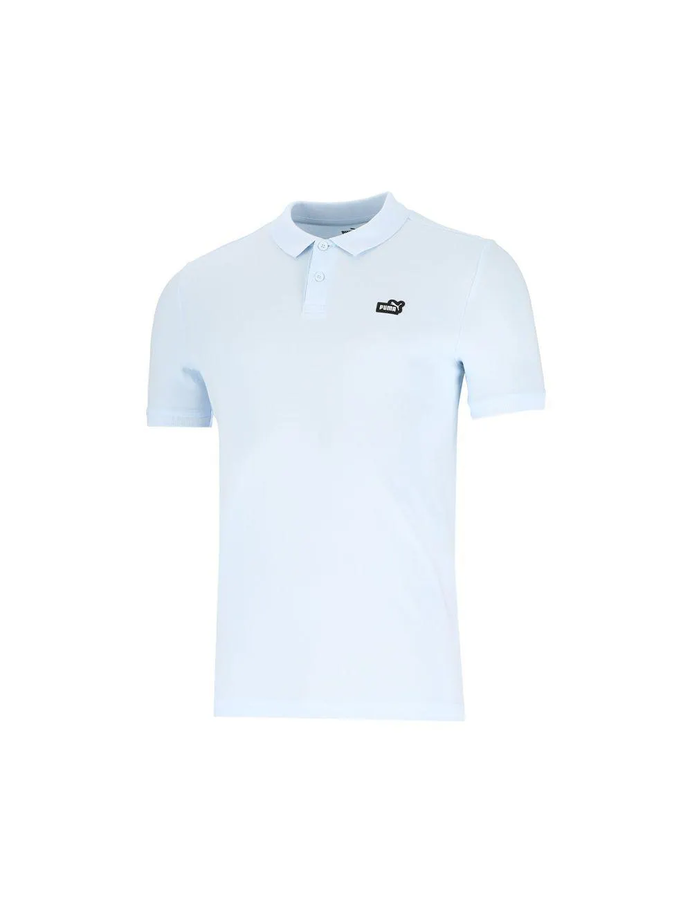 Puma Badge Polo Mens Golfer Icy Blue