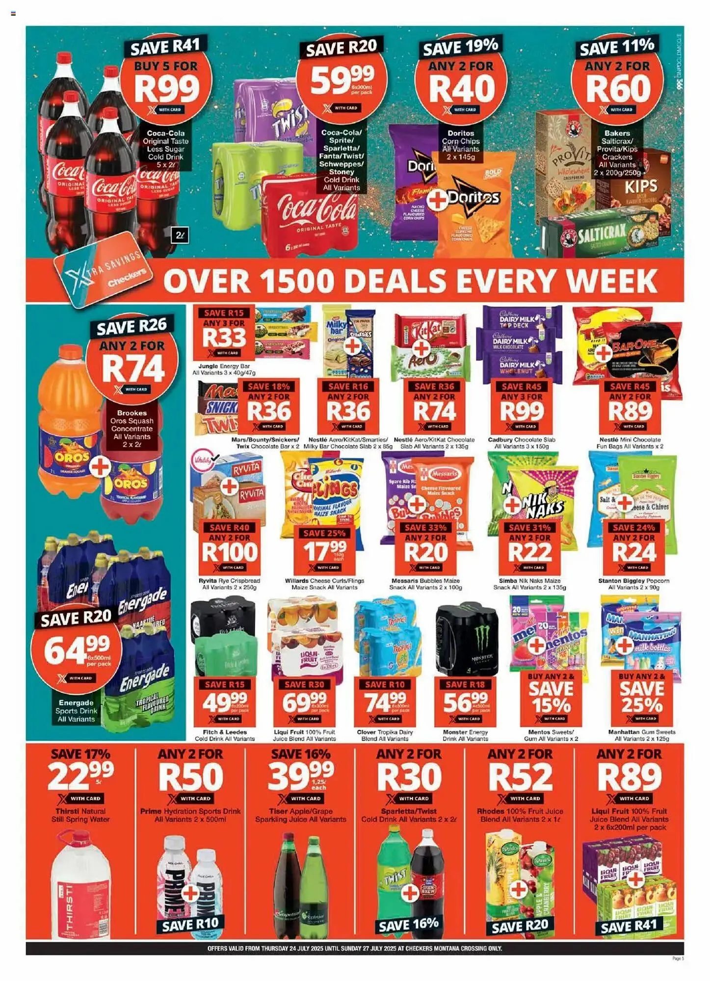 Checkers catalogue from 24 July to 27 July 2025 - Catalogue Page 5
