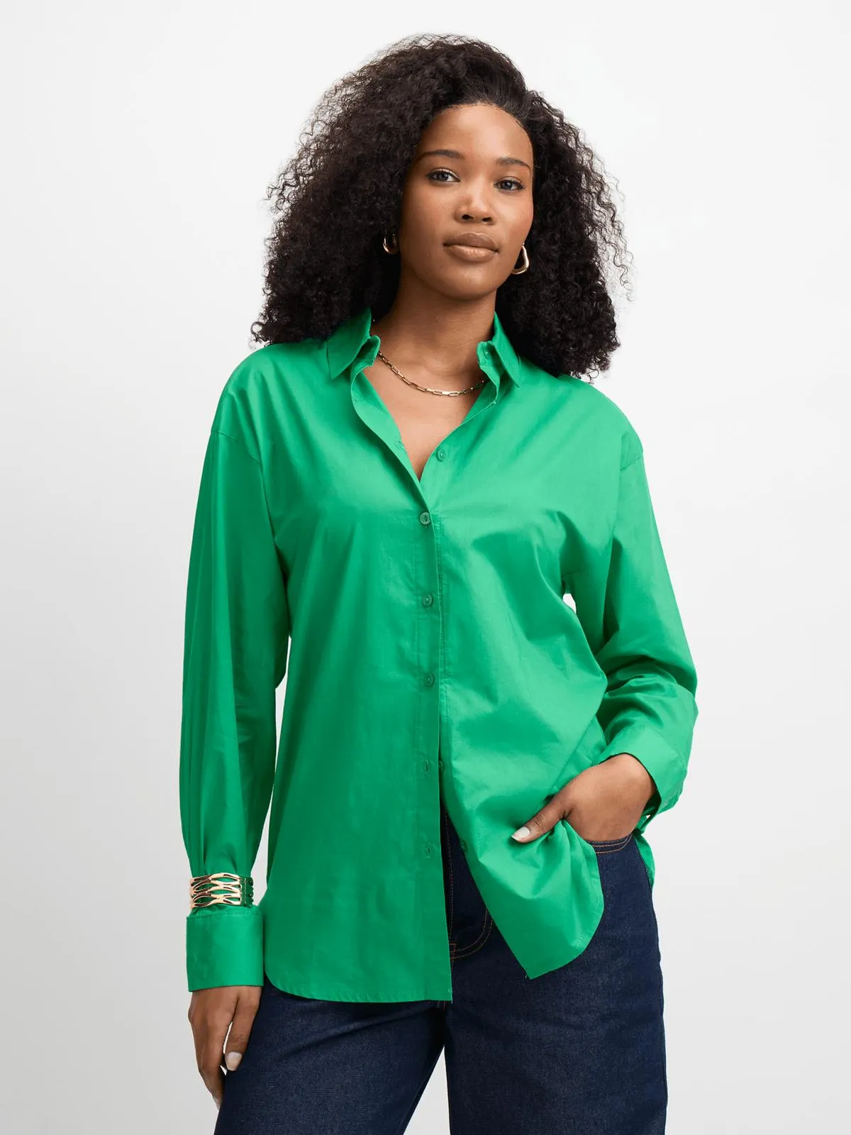 Exact Women's Green Shirt