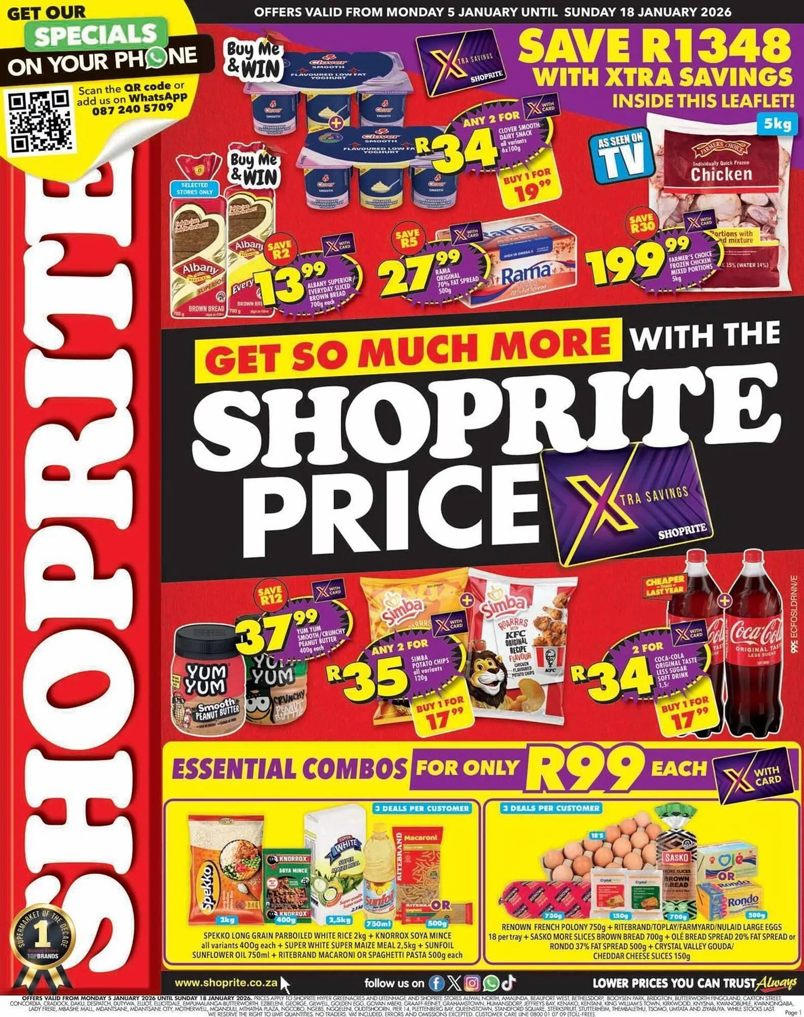 Shoprite catalogue from 5 January to 18 January 2026 - Catalogue Page 1
