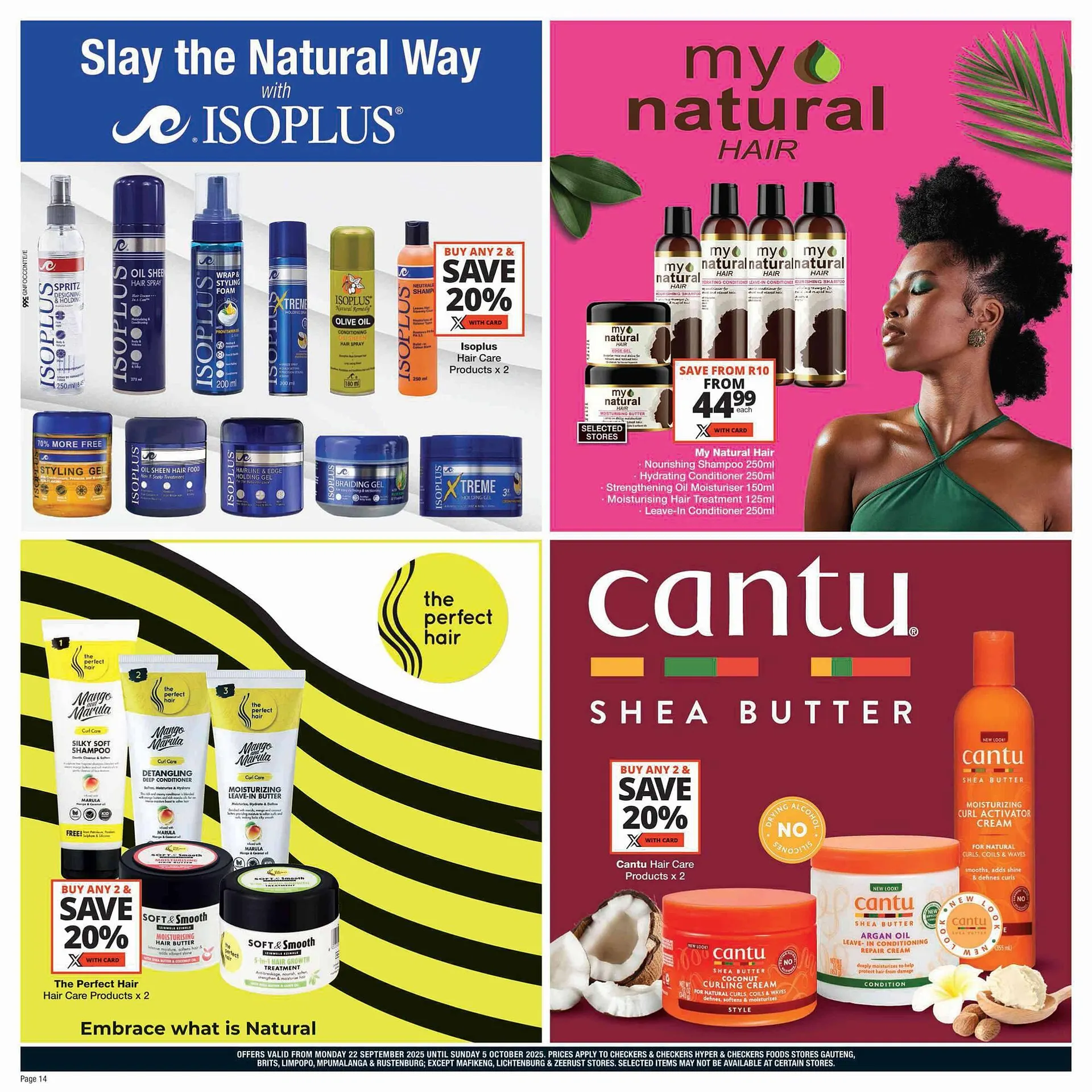 Checkers catalogue from 22 September to 5 October 2025 - Catalogue Page 14