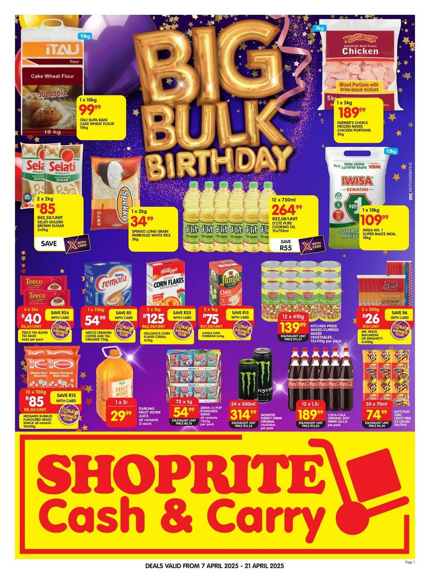 Shoprite catalogue from 7 April to 21 April 2025 - Catalogue Page 1