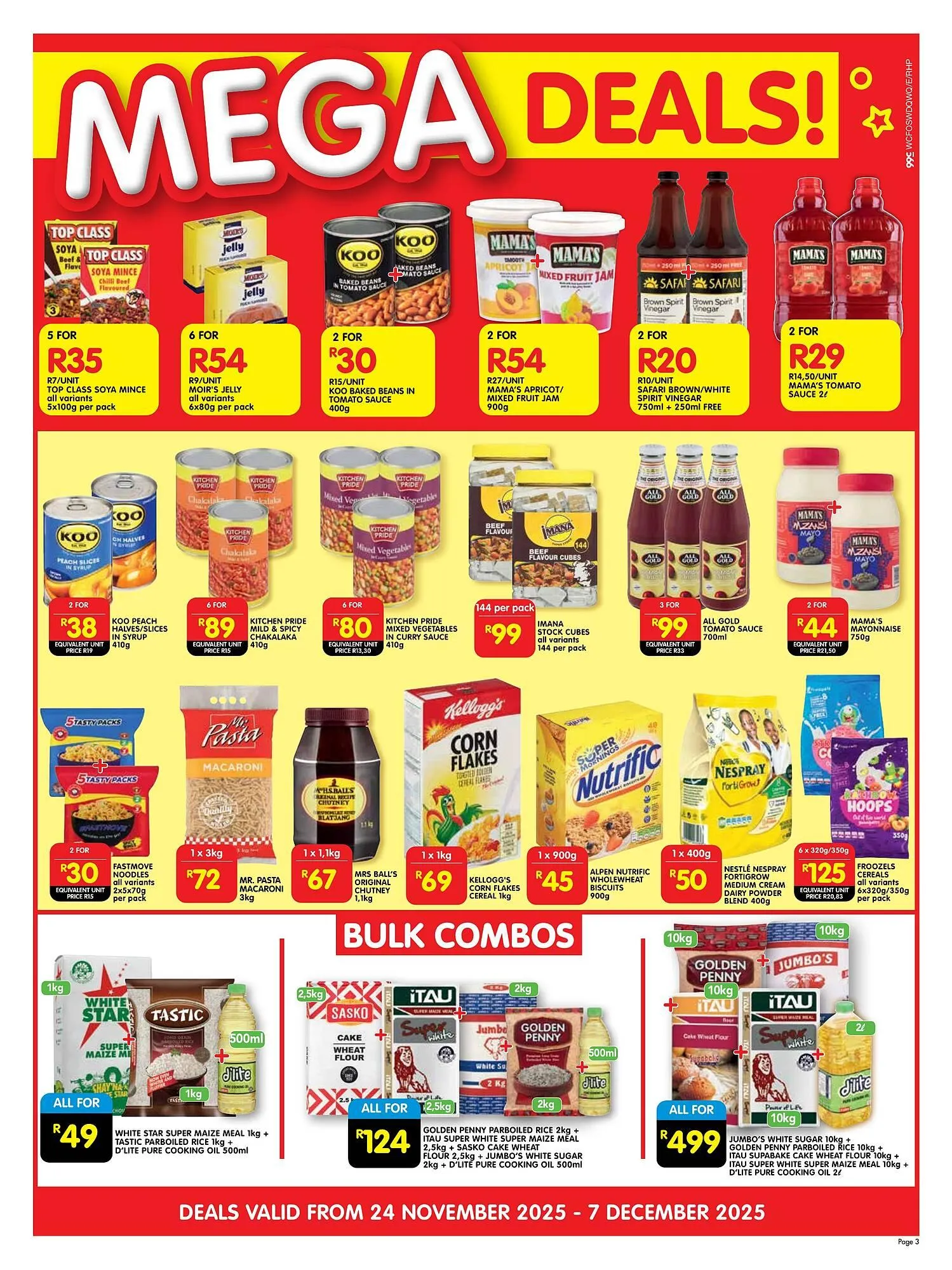 Shoprite catalogue from 24 November to 7 December 2025 - Catalogue Page 3