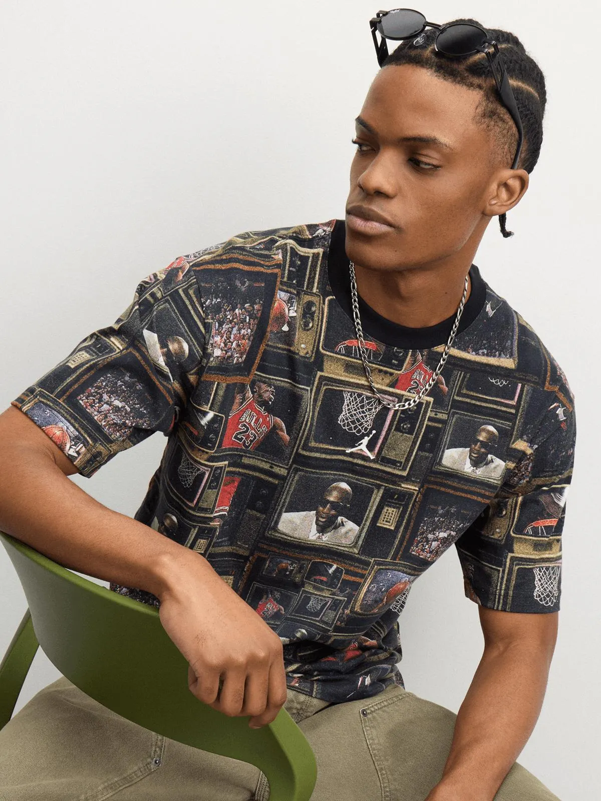 Jordan Men's Brooklyn Printed T-Shirt