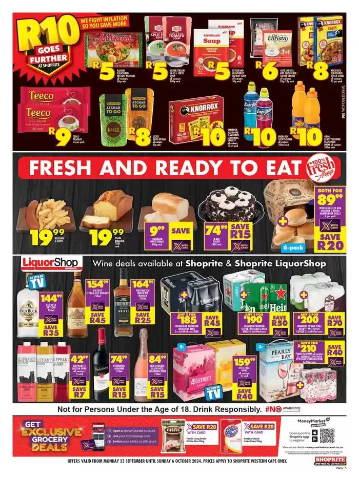 Shoprite Promise Western Cape from 24 September to 6 October 2024 - Catalogue Page 5