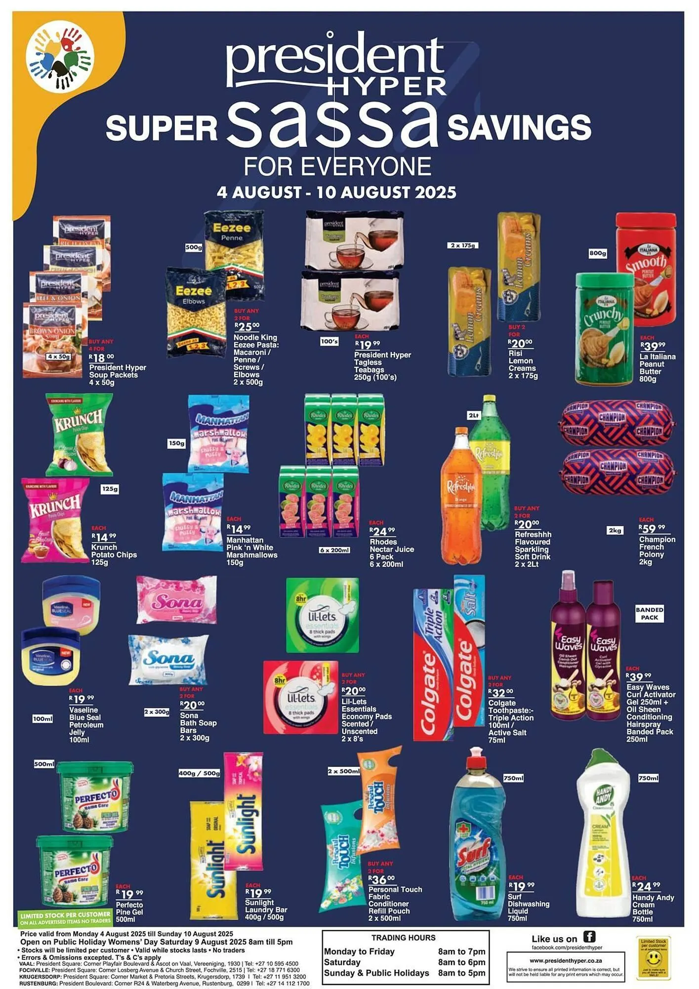 President Hyper catalogue from 4 August to 10 August 2025 - Catalogue Page 2