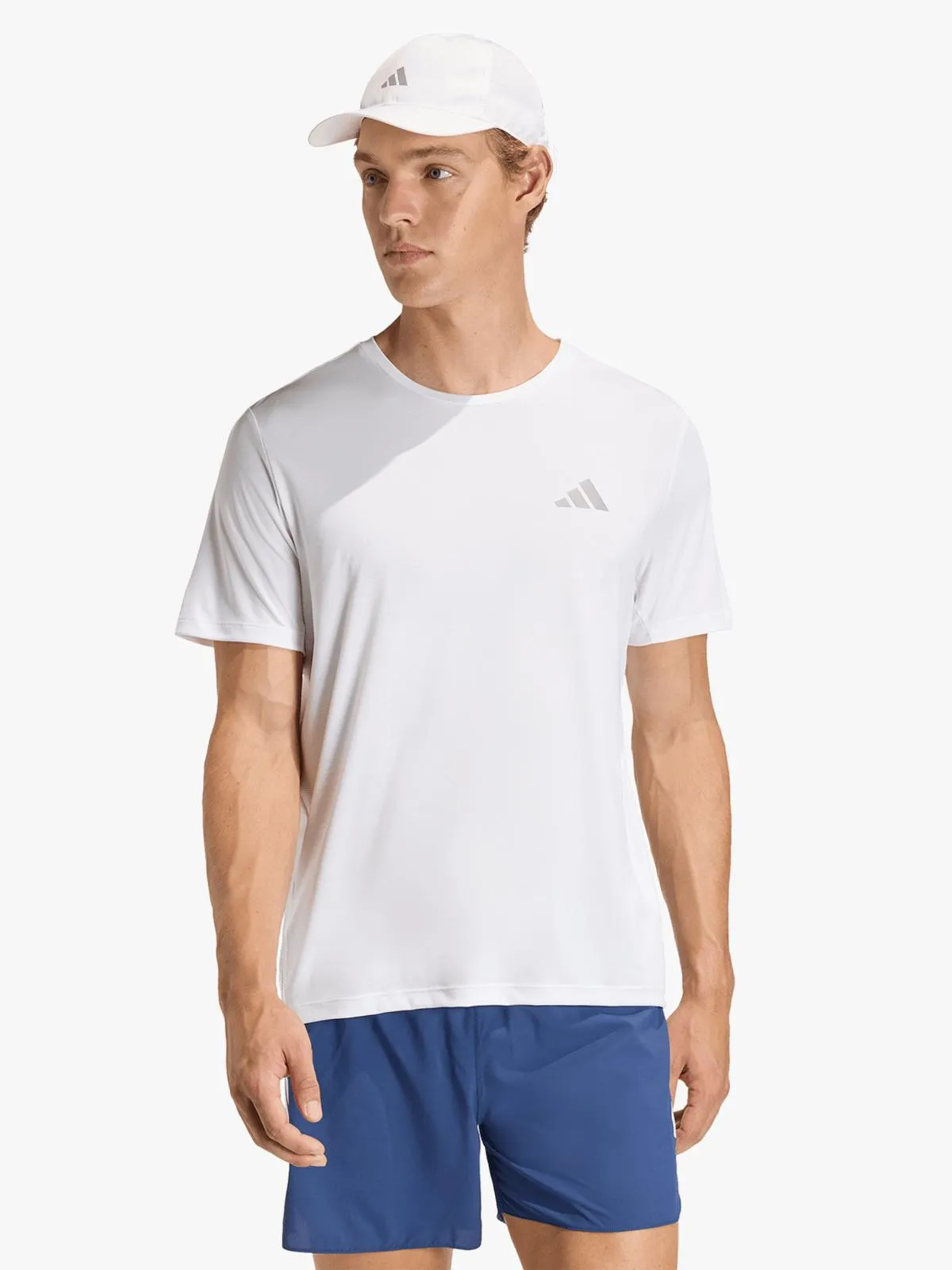 adidas Mens Run Essential 365 White Tee