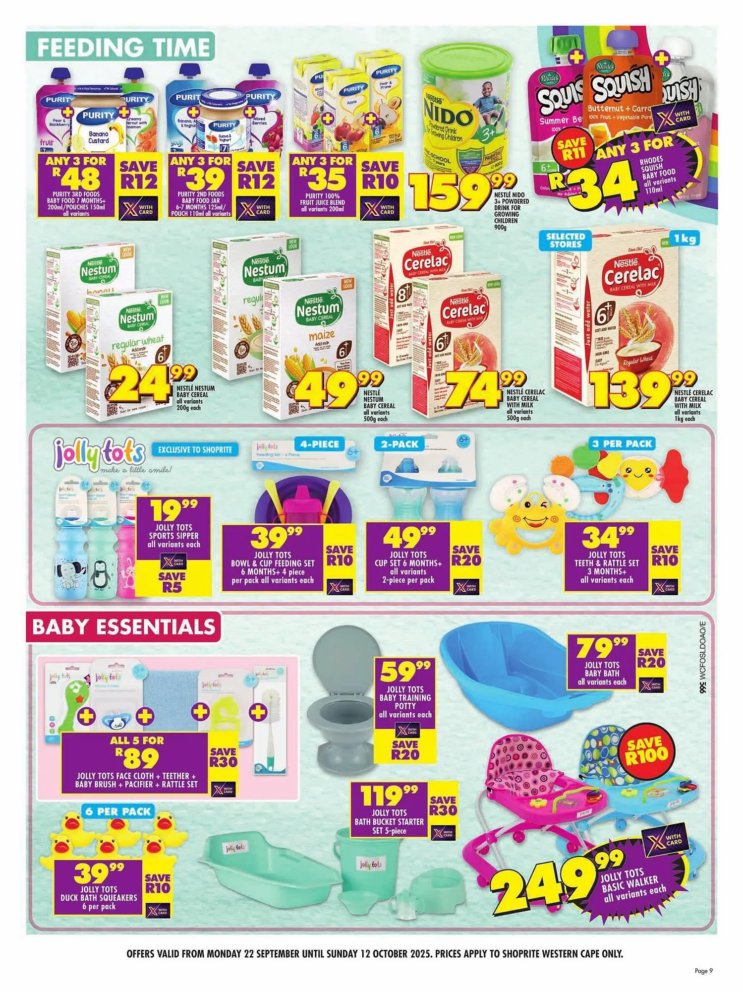 Shoprite catalogue from 22 September to 12 October 2025 - Catalogue Page 9