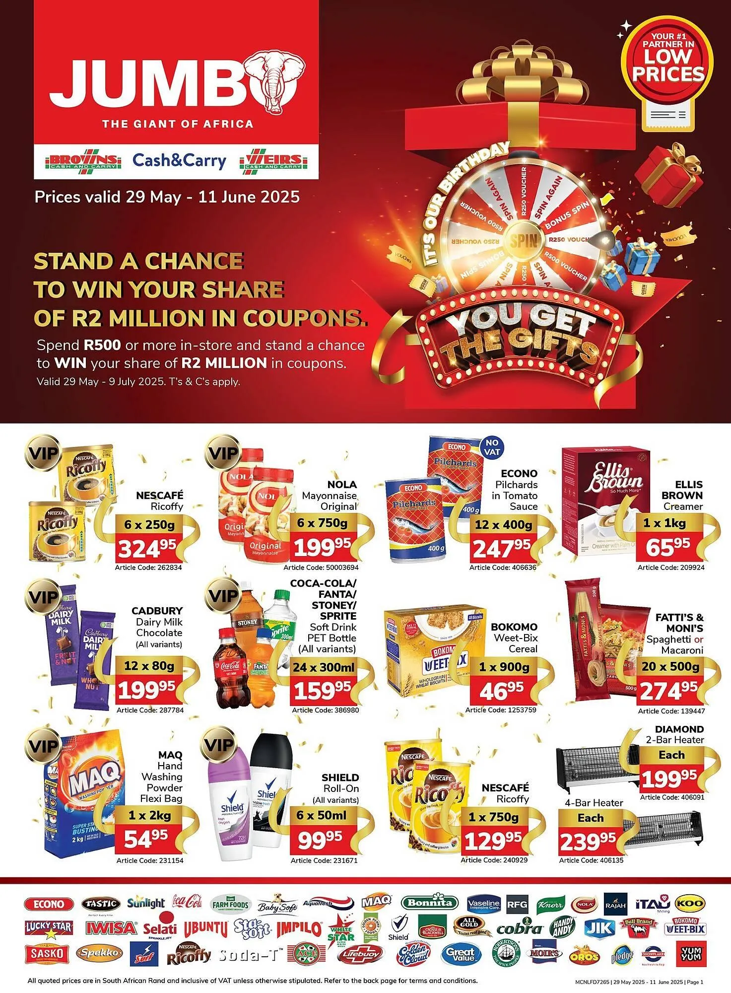 Jumbo catalogue from 29 May to 11 June 2025 - Catalogue Page 1
