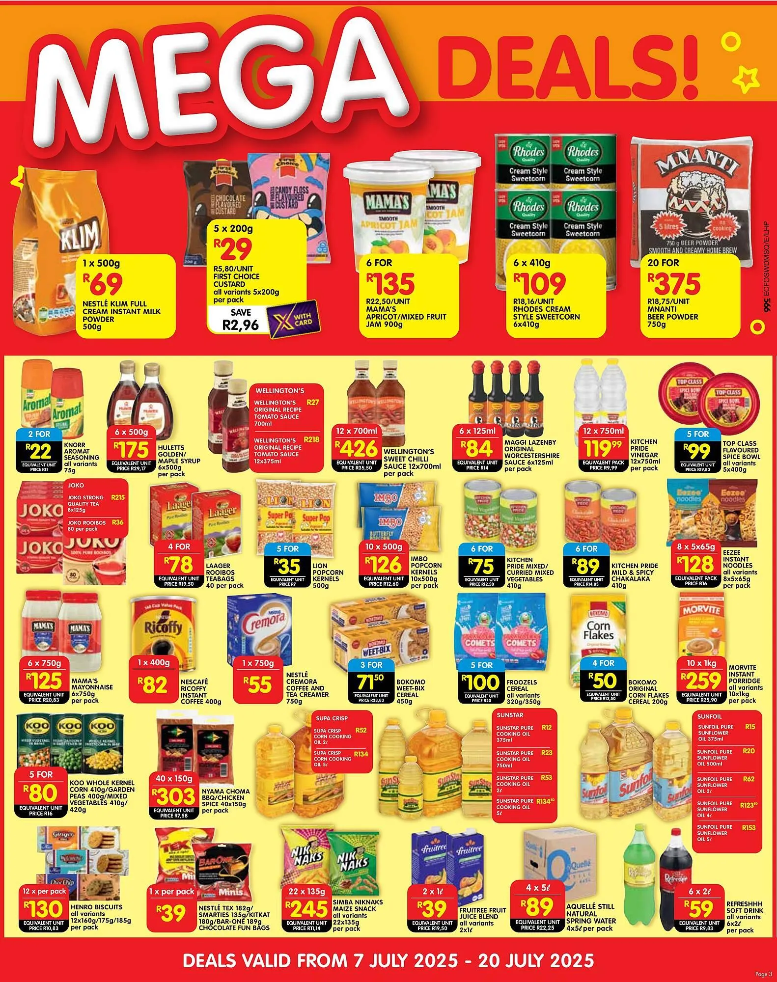 Shoprite catalogue from 7 July to 20 July 2025 - Catalogue Page 3