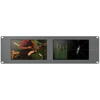 Blackmagic Design SmartScope Duo 4K Rack-Mounted Dual 6G-SDI Monitors