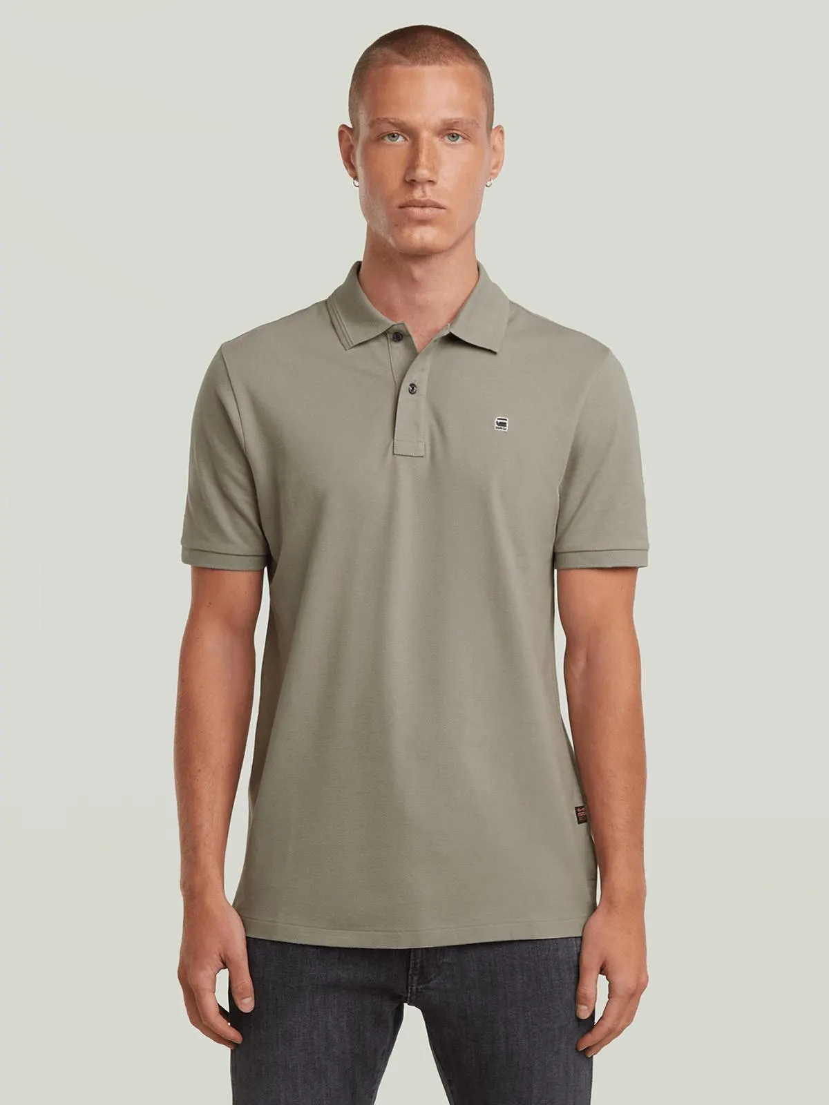 G-Star Men's Dunda Elephant Slim Grey Polo