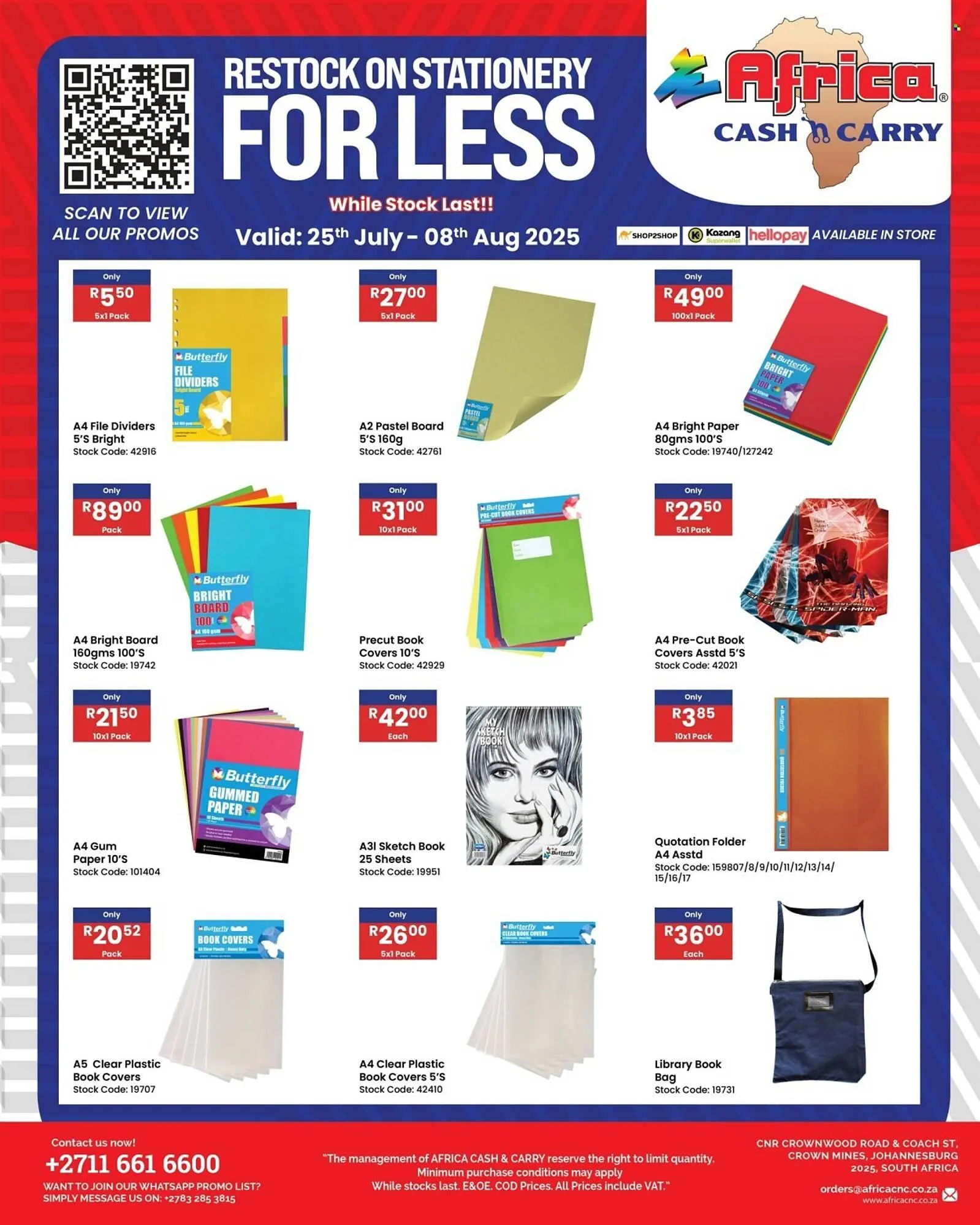 Africa Cash and Carry catalogue from 25 July to 8 August 2025 - Catalogue Page 9