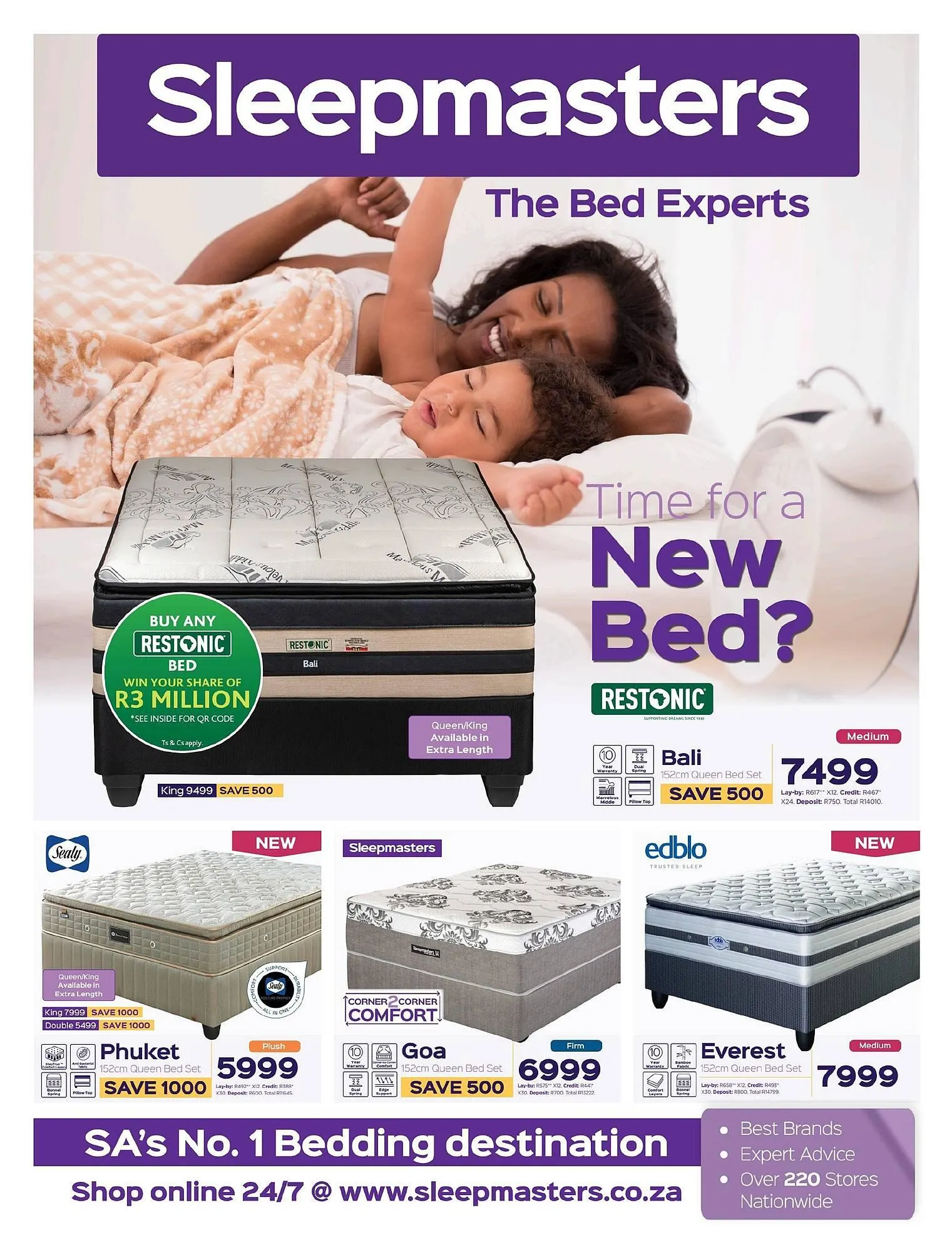 Sleepmasters catalogue - 1