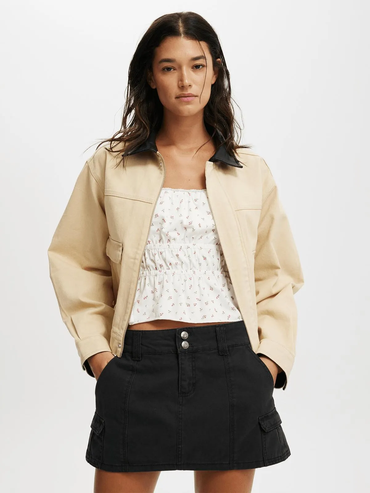 Women's Cotton On Brown Tyler Barn Jacket