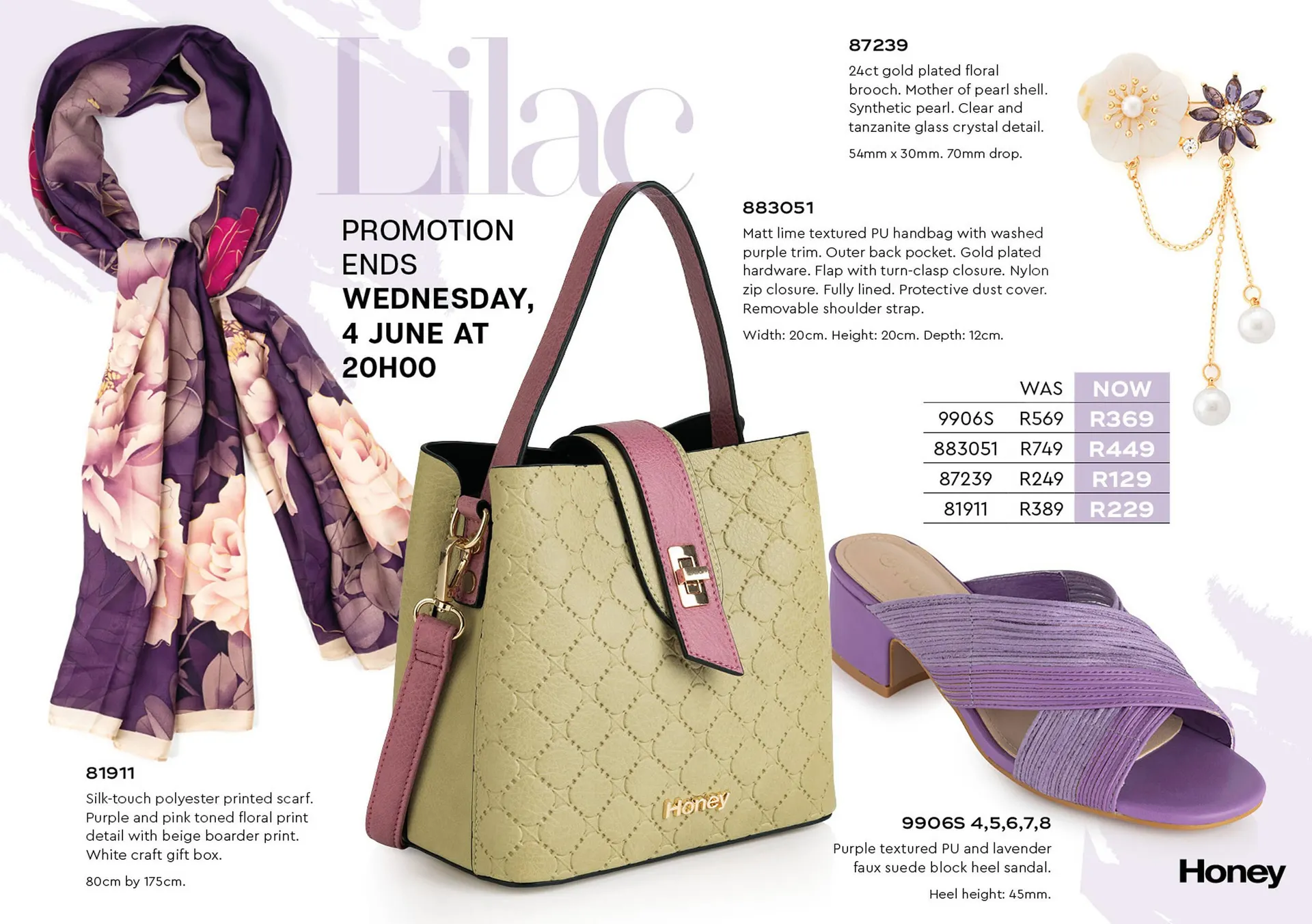 Honey Fashion Accessories catalogue from 2 June to 8 June 2025 - Catalogue Page 1