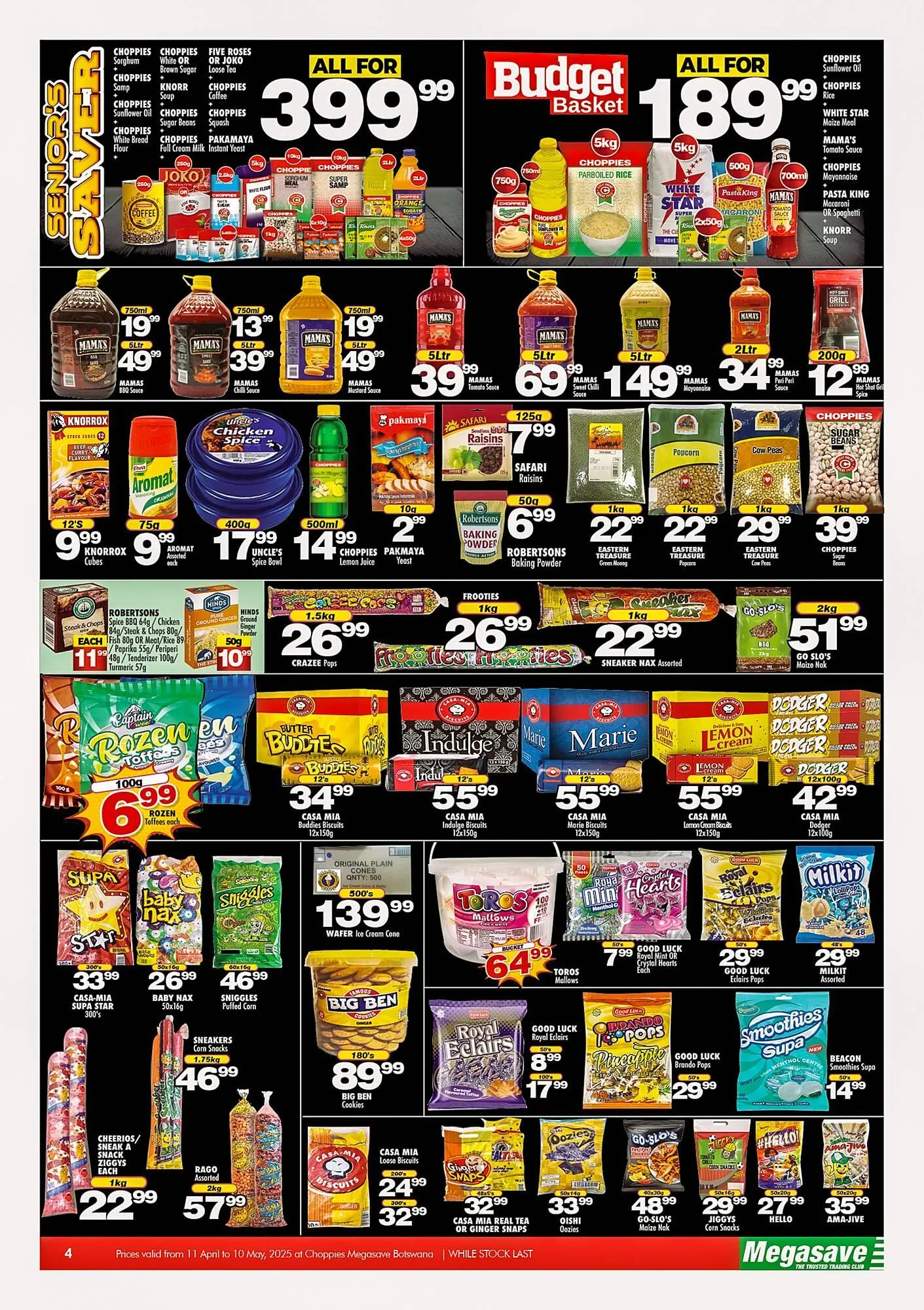 Choppies catalogue from 11 April to 10 May 2025 - Catalogue Page 4