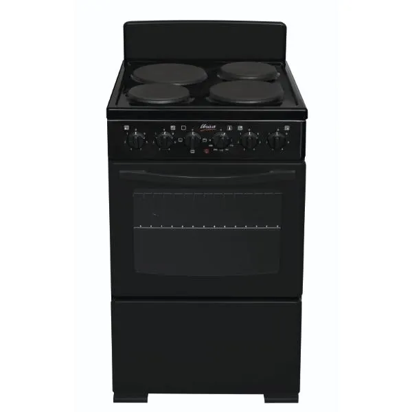 Univa Freestanding 58Lt 4 Plate Stove U405-1 BLK