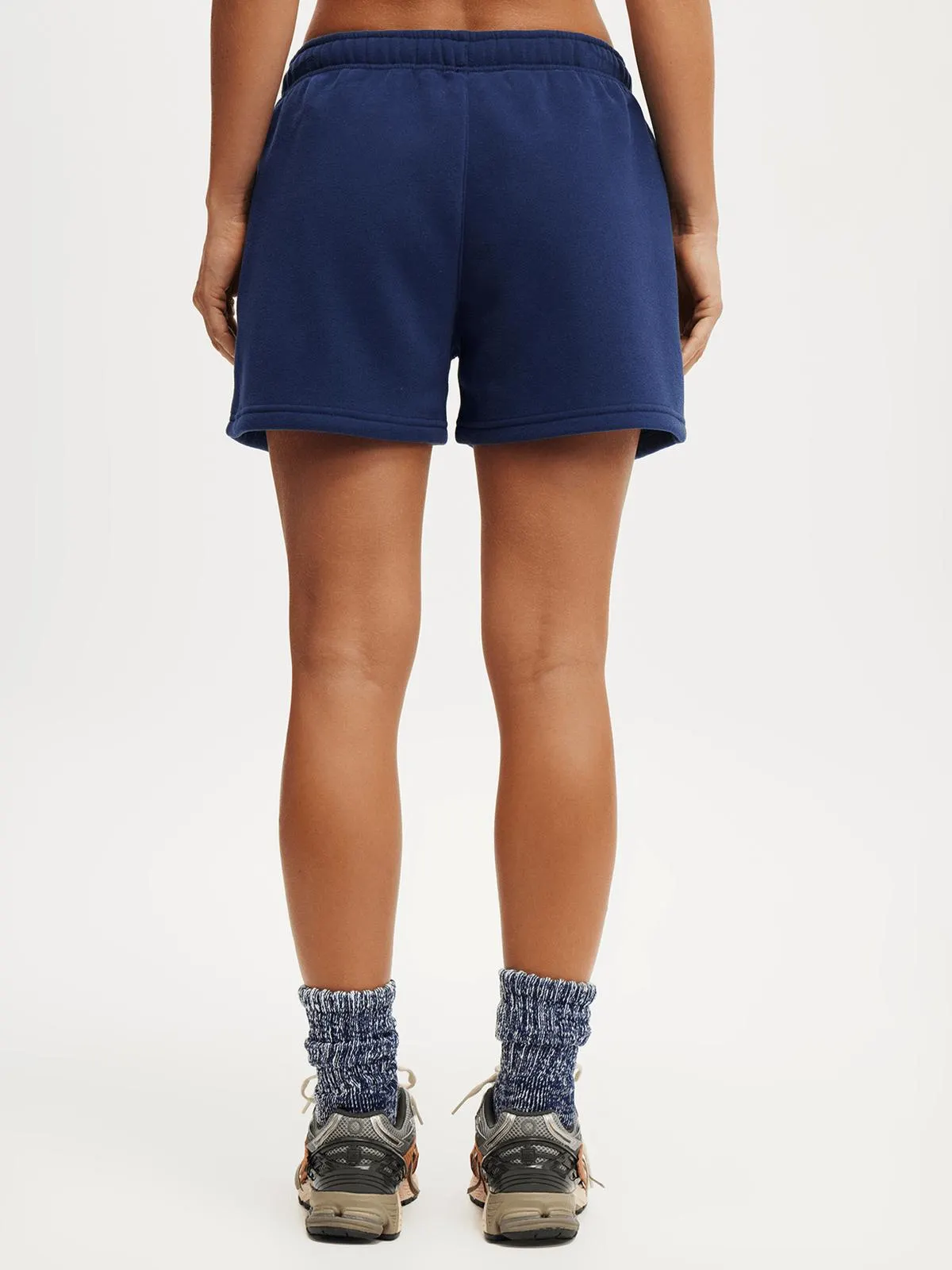 Women's Cotton On Blue Active Plush Essential Gym Shorts